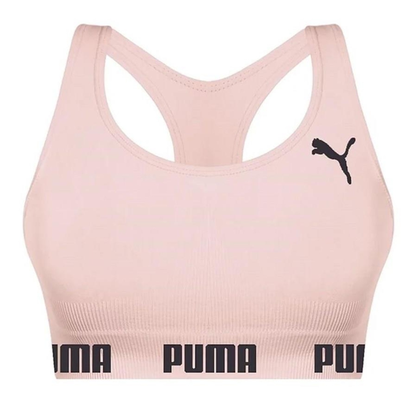 Kit Top Puma Nadador Sem Costura - Feminino - 2 Unidades - Foto 3