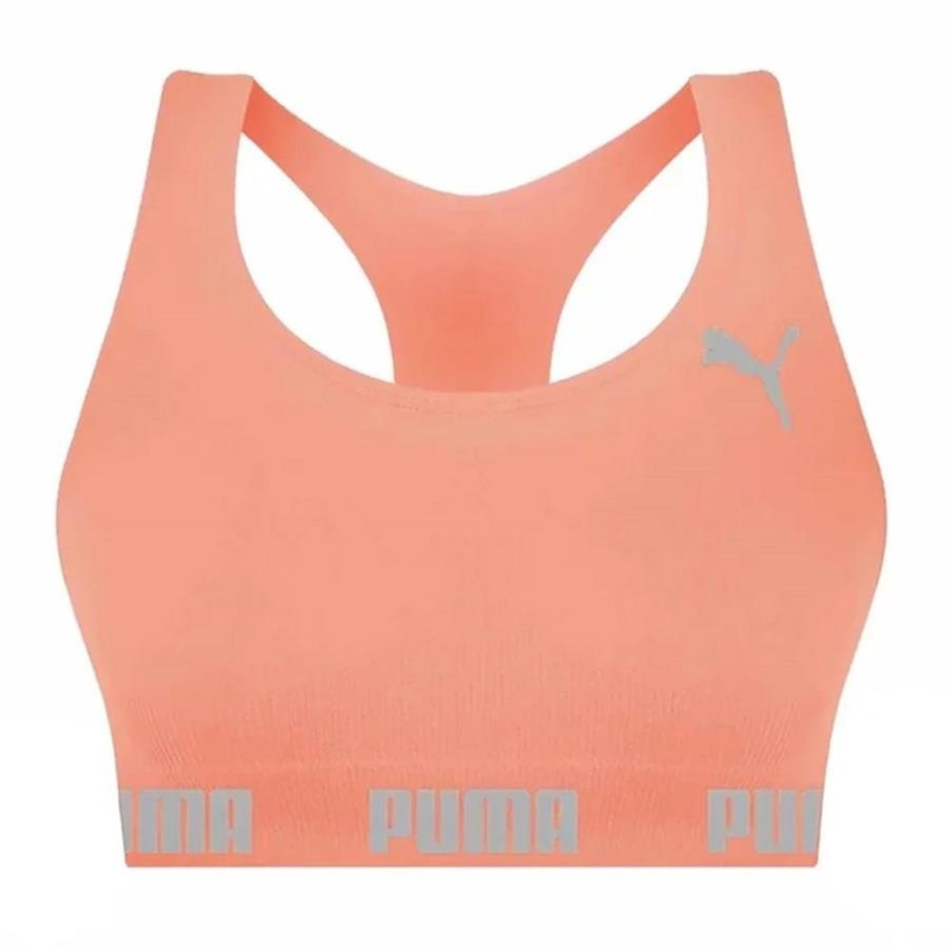 Kit Top Puma Nadador Sem Costura - Feminino - 2 Unidades - Foto 3