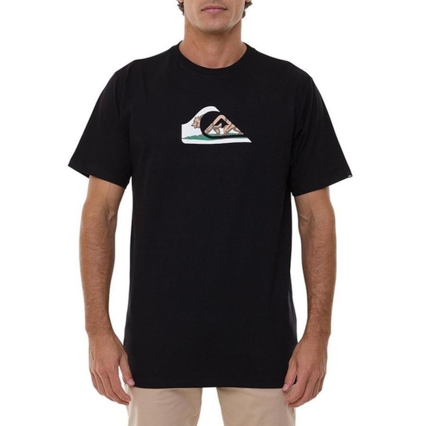 Camiseta Quiksilver Ca Logo - Masculina - Foto 1