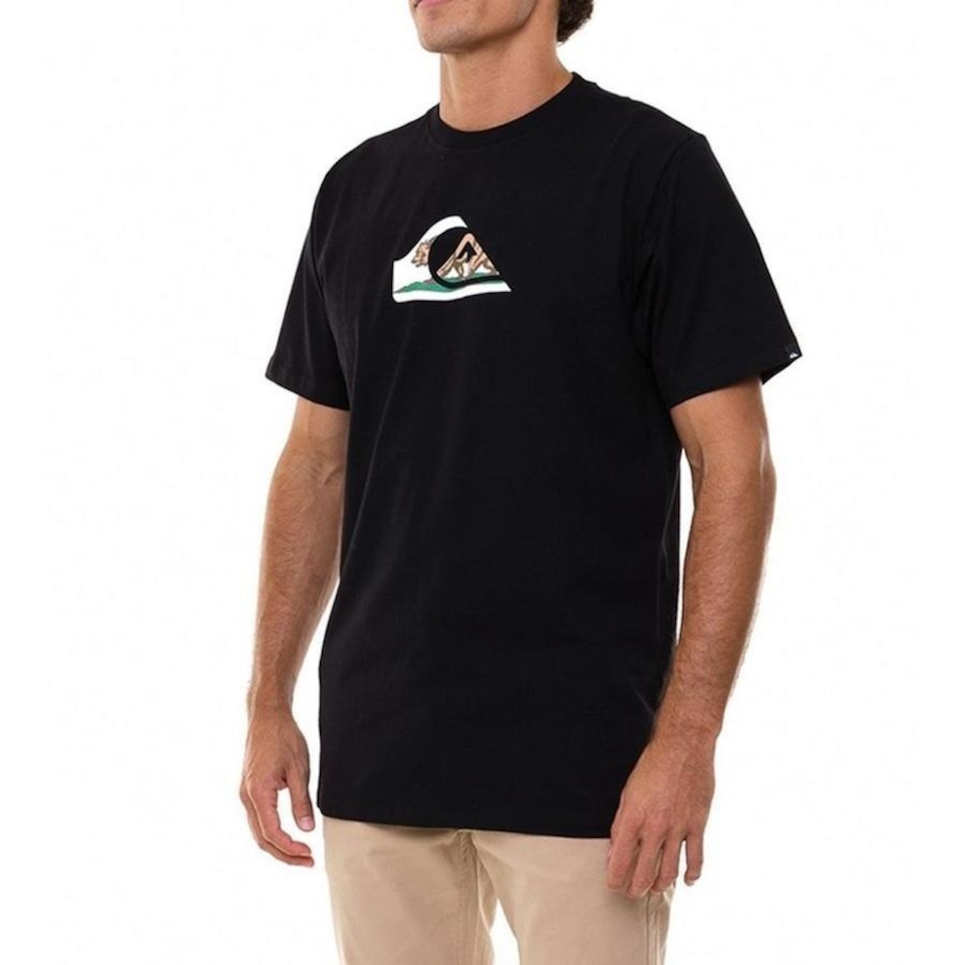 Camiseta Quiksilver Ca Logo - Masculina - Foto 3