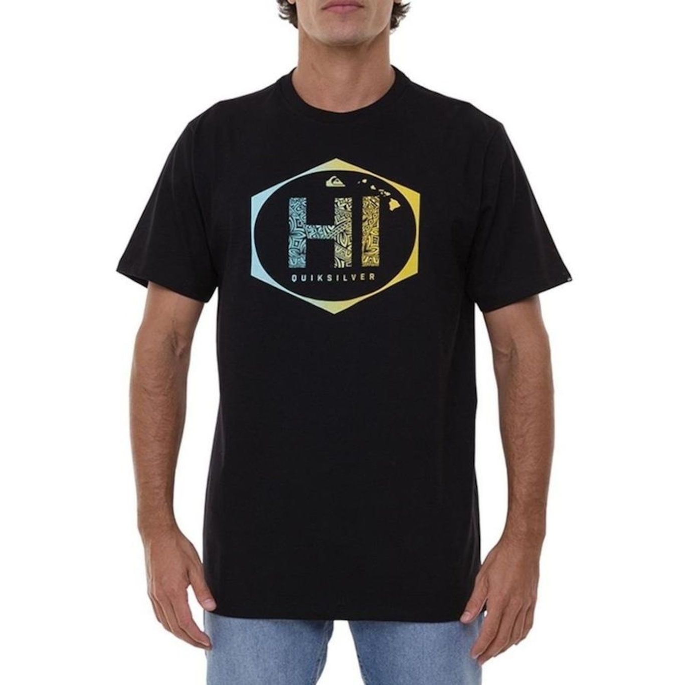 Camiseta Quiksilver Hi Crown - Masculina - Foto 1