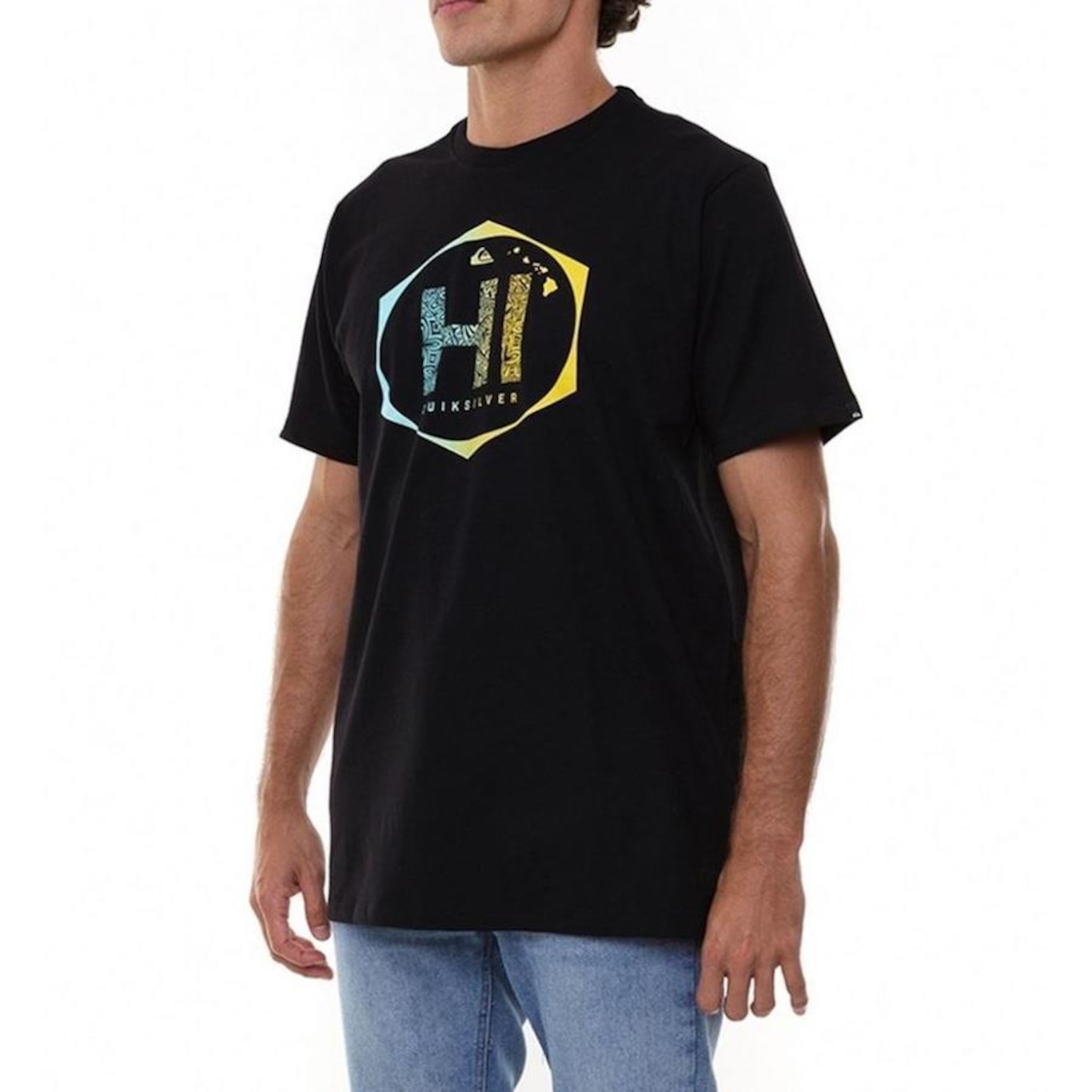 Camiseta Quiksilver Hi Crown - Masculina - Foto 3