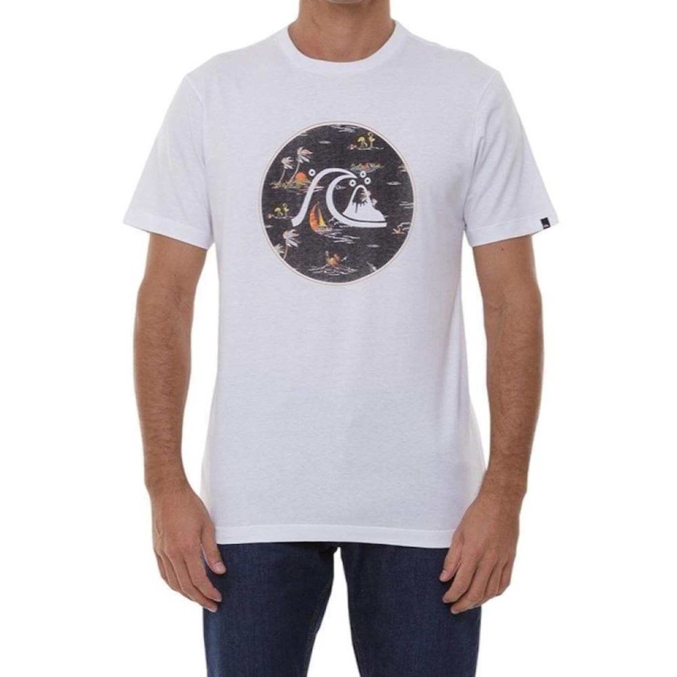 Camiseta Quiksilver Jungle Boogie - Masculina - Foto 1