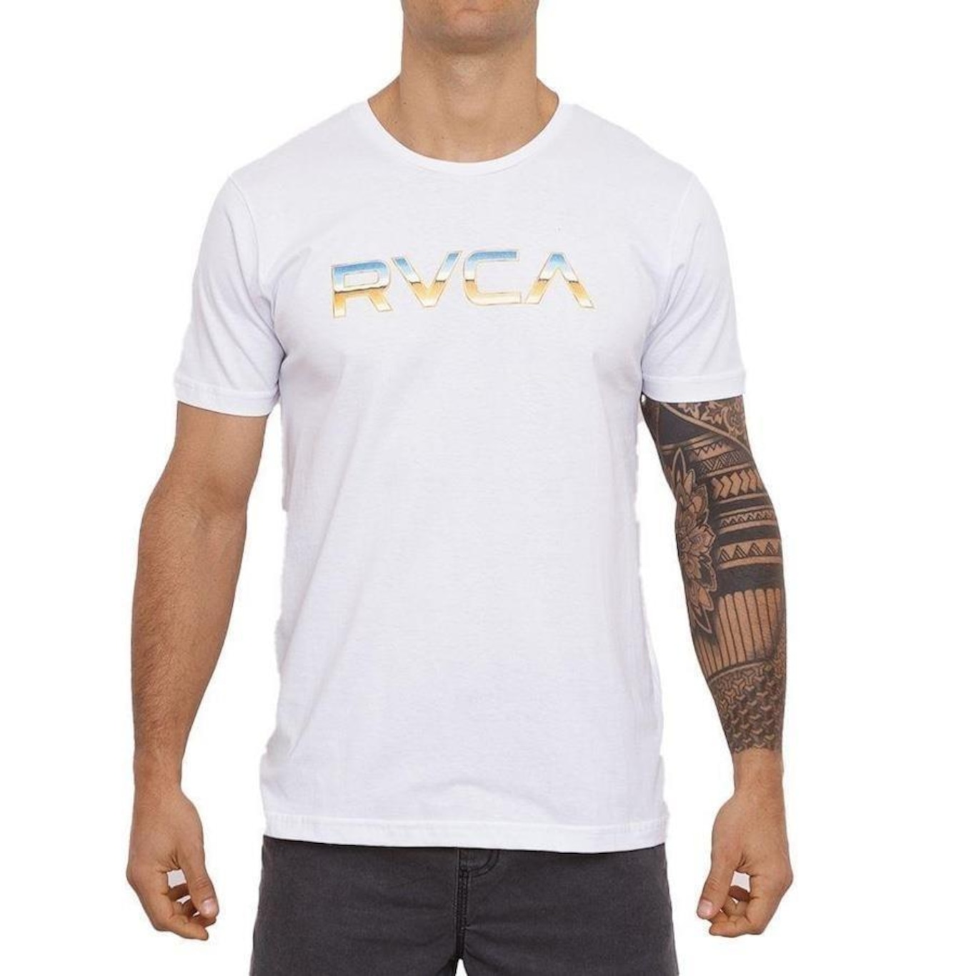 Camiseta RVCA Krome - Masculina - Foto 1