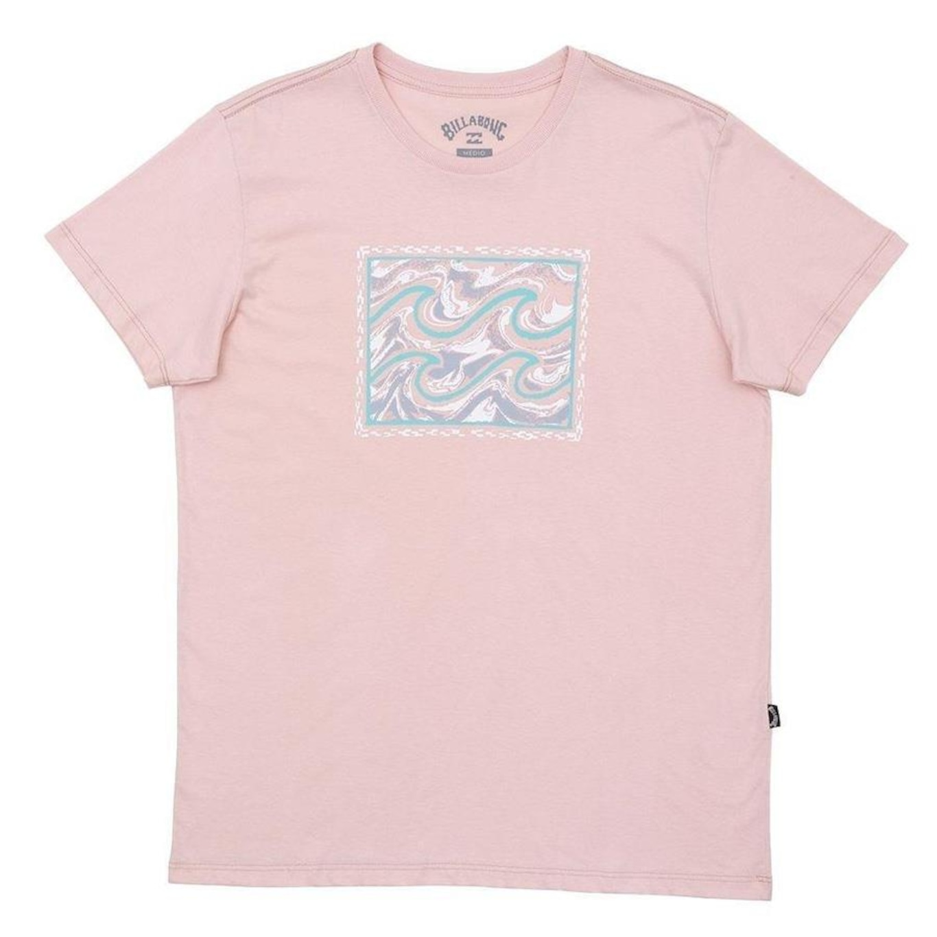 Camiseta Billabong Crayon Wave VI - Masculina - Foto 1