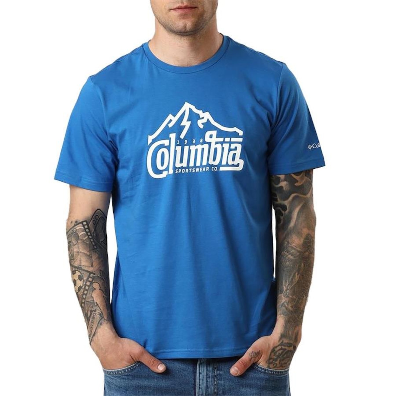 Camiseta Columbia Path Lake Graphic II - Masculina - Foto 1