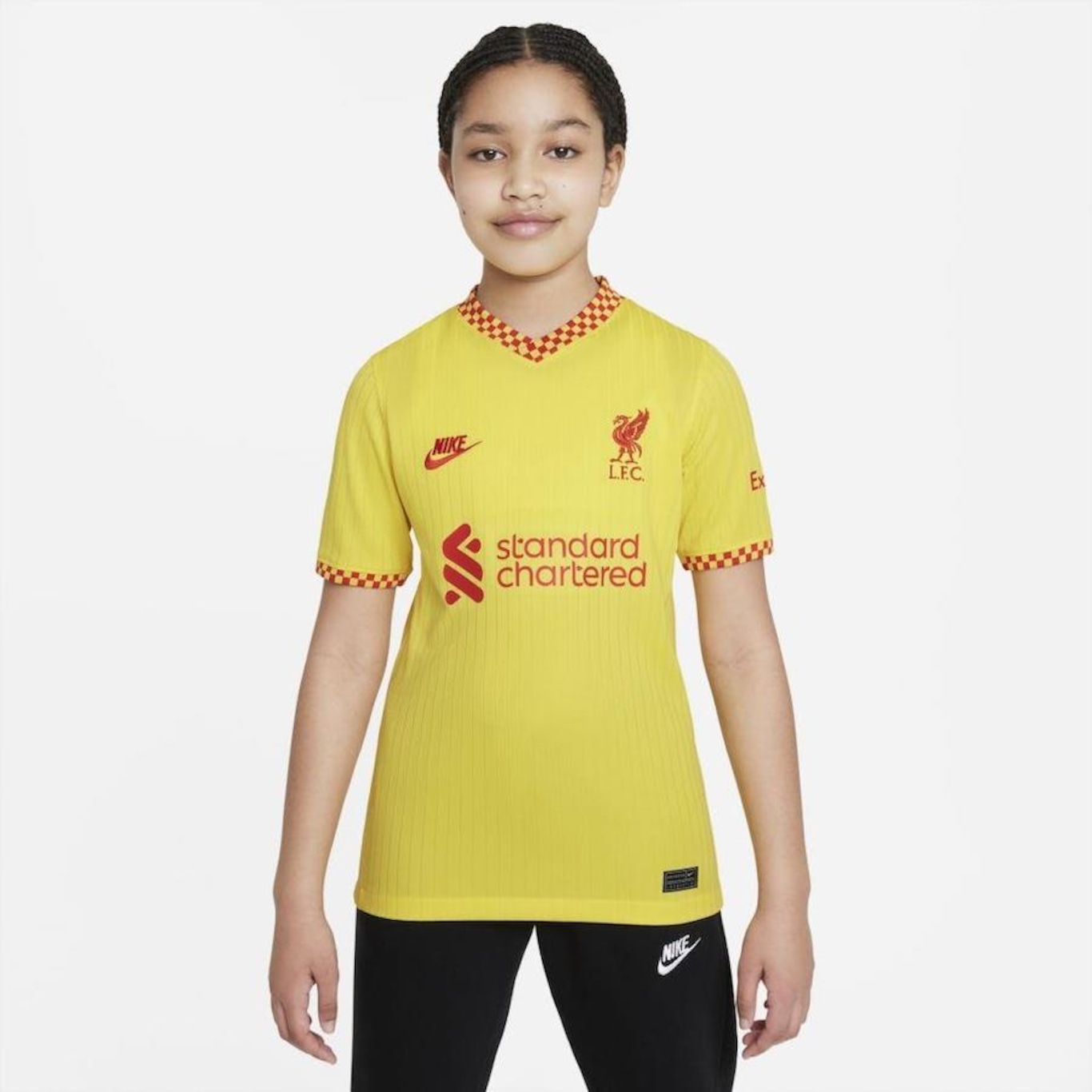 Camisa Liverpool III 21/22 Nike Stadium - Infantil - Foto 1