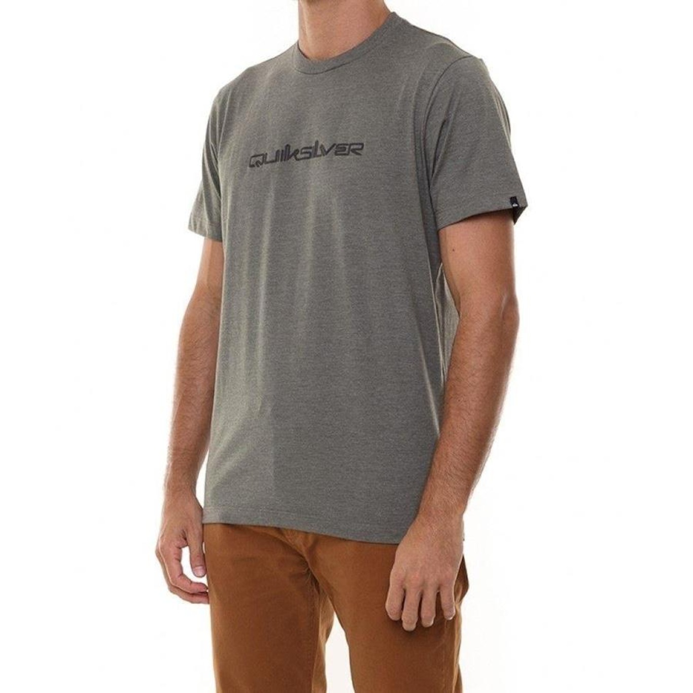 Camiseta Quiksilver Lettering - Masculina - Foto 3