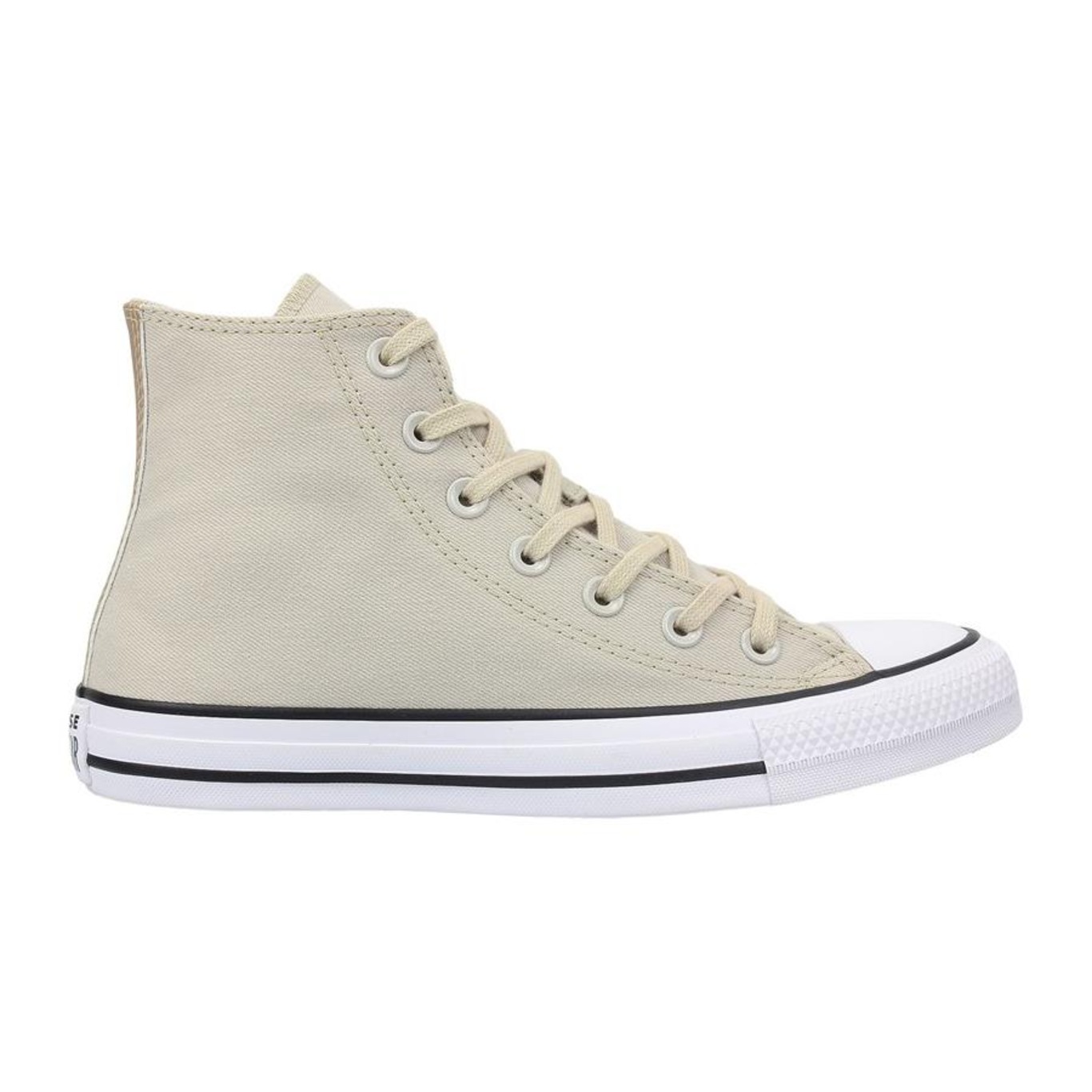 Tênis Converse Chuck Taylor All Star Hi Bege Claro/Ouro