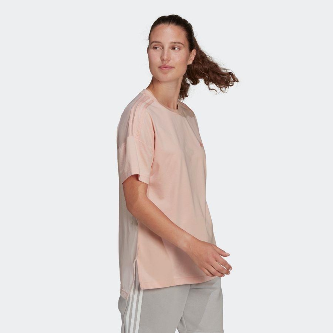 Camiseta adidas oversized sales feminina