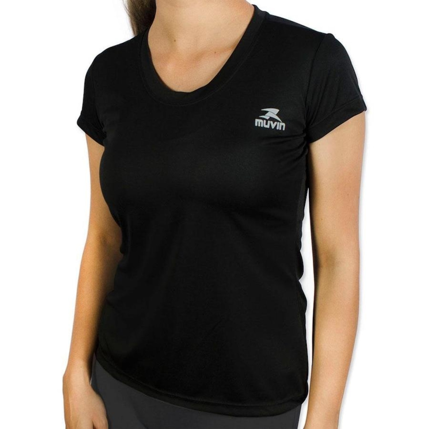 Kit 3 Camisetas Muvin Color Dry Workout Ss - Feminino - Foto 2