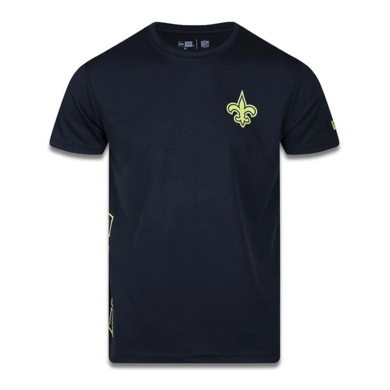 Camiseta New Era NFL New Orleans Saints Tech Side - Masculina - Foto 1