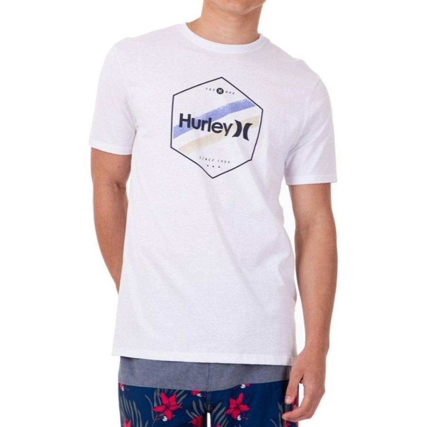 Camiseta Hurley Hexa Two - Masculina - Foto 1