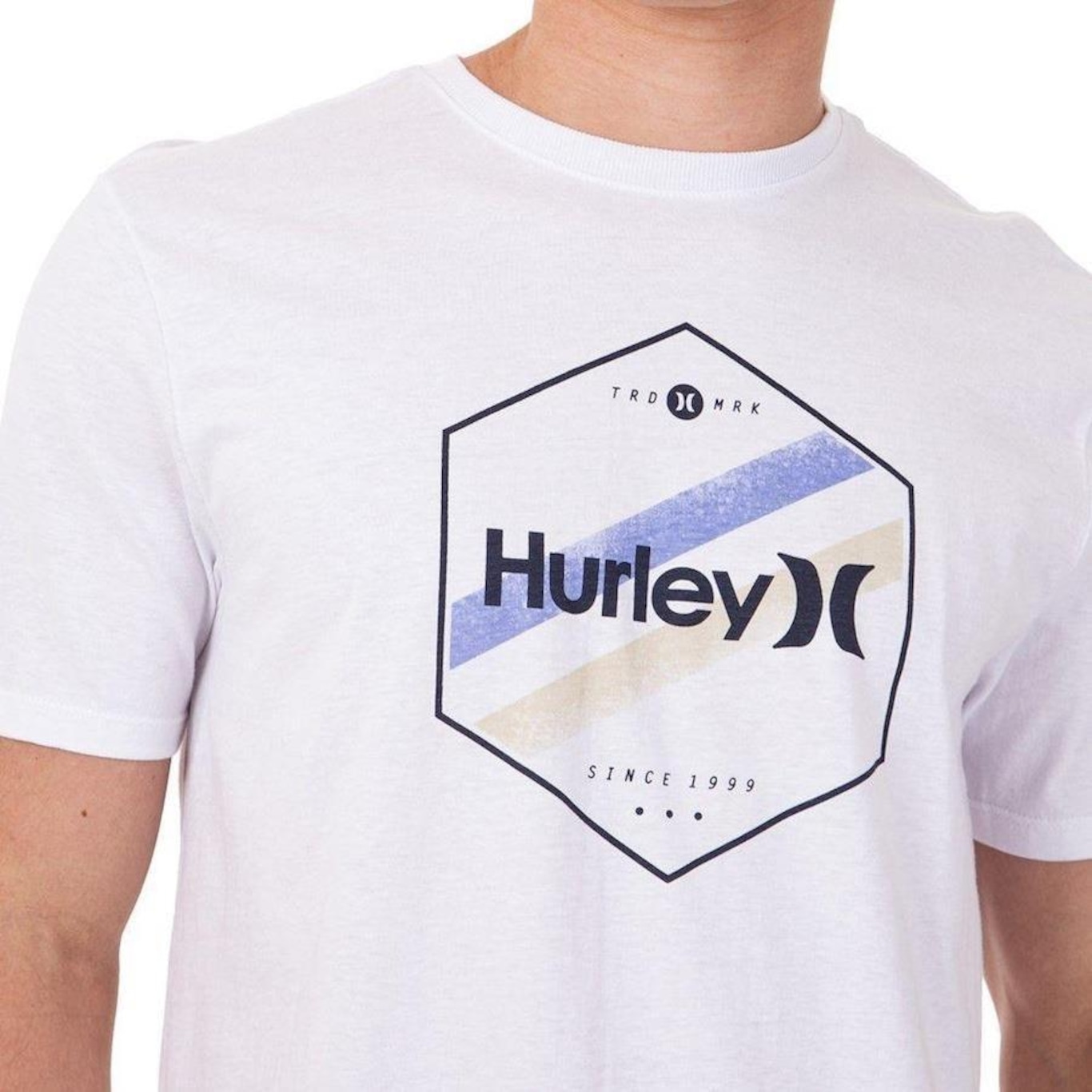 Camiseta Hurley Hexa Two - Masculina - Foto 3