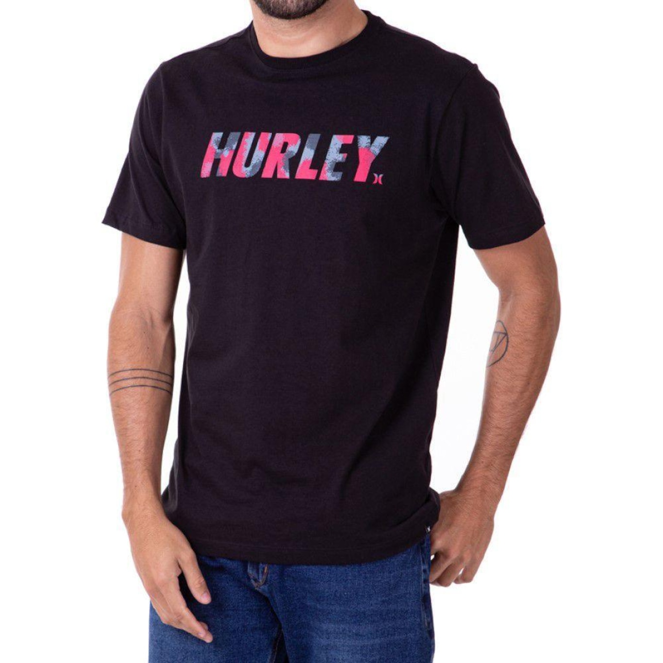 Camiseta Hurley Fastlane - Masculina - Foto 1