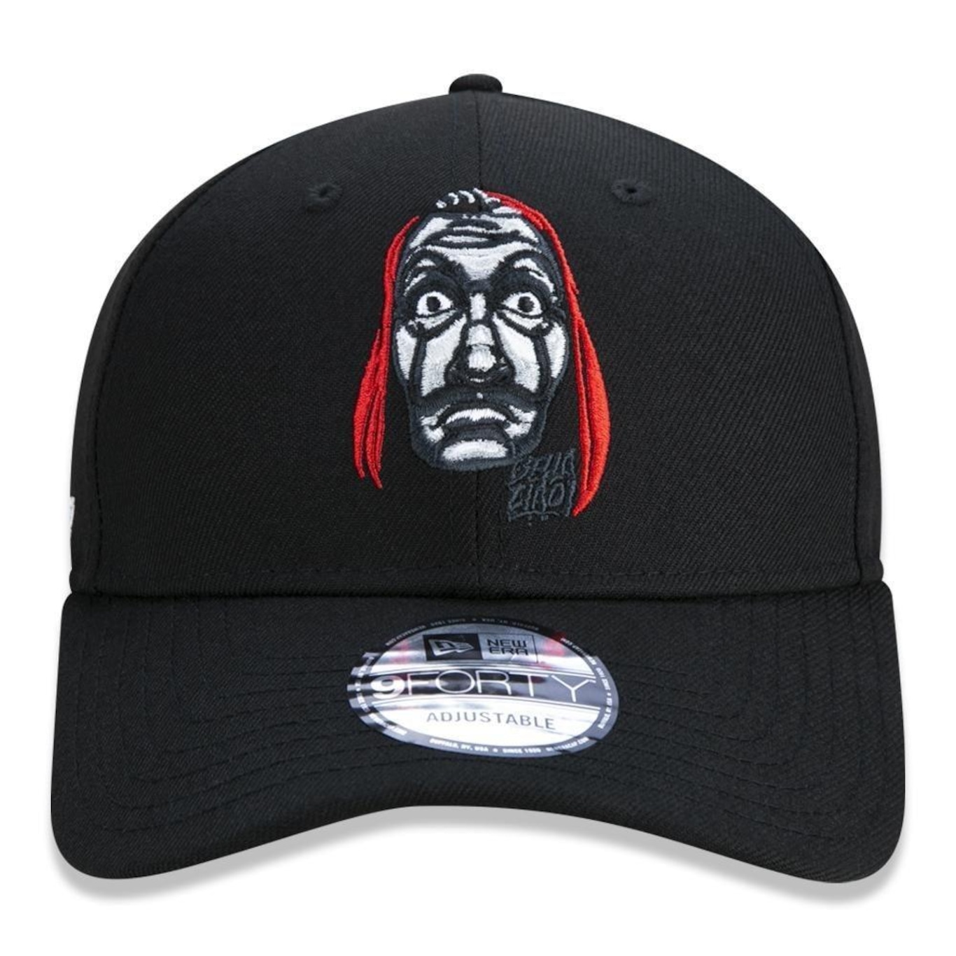 Boné Aba Curva New Era 940 La Casa de Papel Mask - Snapback - Adulto - Foto 3