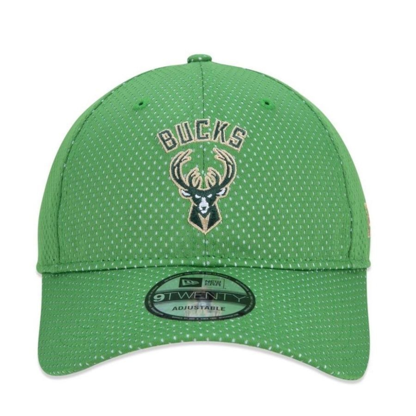 Boné Aba Curva New Era Milwaukee Bucks 920 NBA Have Fun Mesh - Adulto - Foto 3