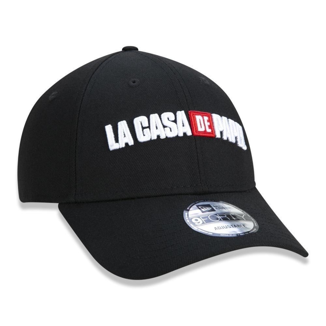 Boné Aba Curva New Era 940 La Casa de Papel Logo - Snapback - Adulto - Foto 4