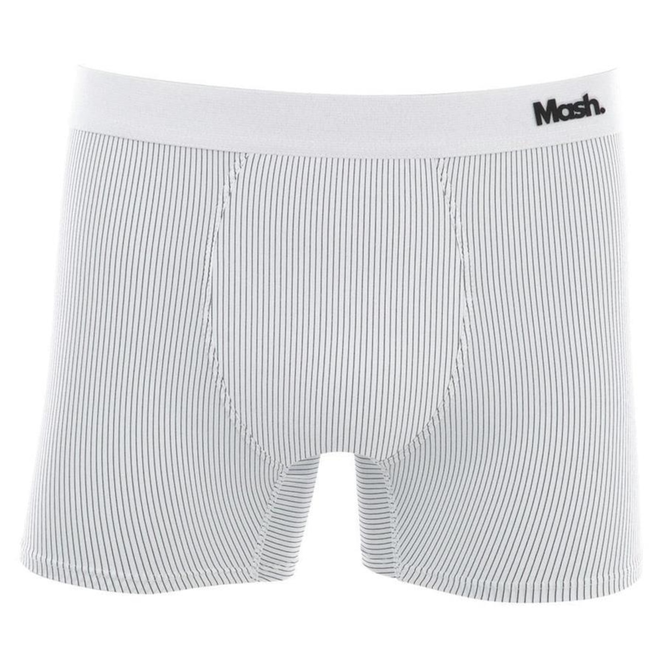 Cueca Boxer Mash Risca de Giz Microfibra Elástico - Masculina - Foto 1