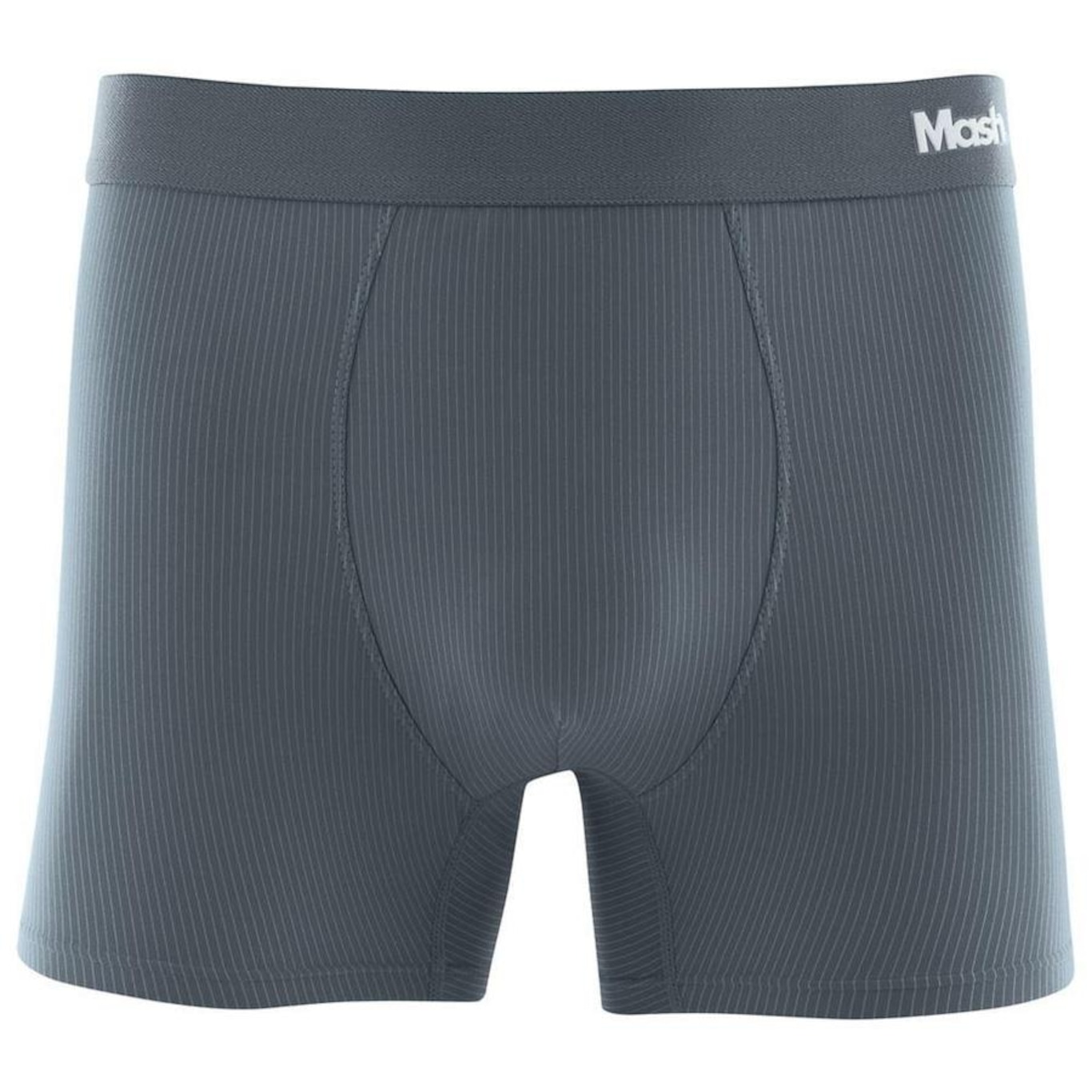 Cueca Boxer Mash Risca de Giz Microfibra Elástico - Masculina - Foto 1