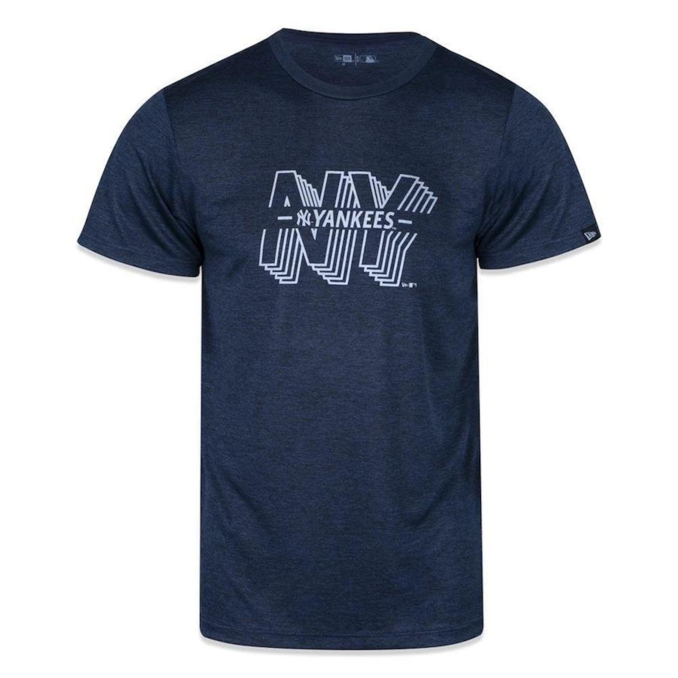 Camiseta New Era New York Yankees Performance Tech Repeat - Masculina - Foto 1