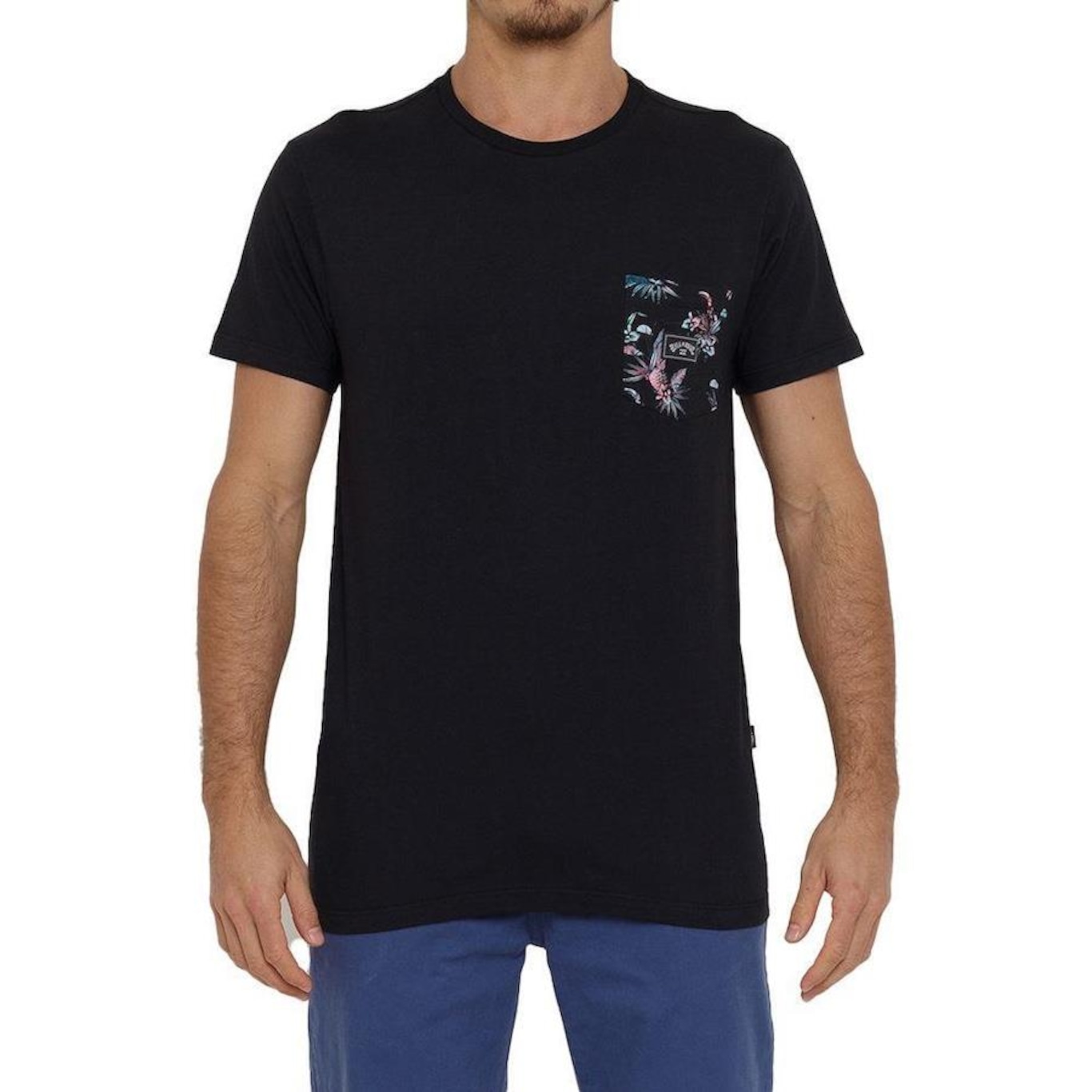 Camiseta Billabong Team Pocket III - Masculina - Foto 1