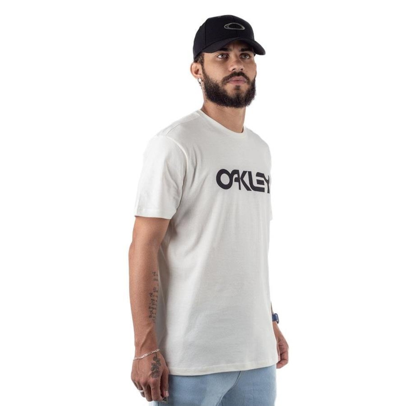 Camiseta oakley original masculina mark ii ss tee branca em Promoção na  Americanas