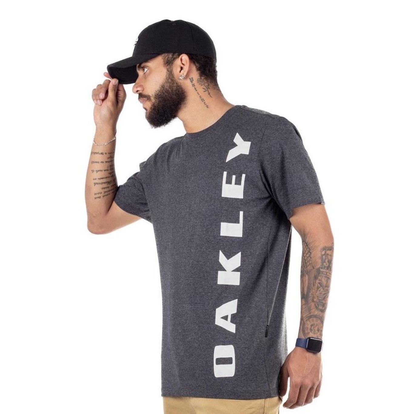 Camiseta Oakley Big Bark Chumbo