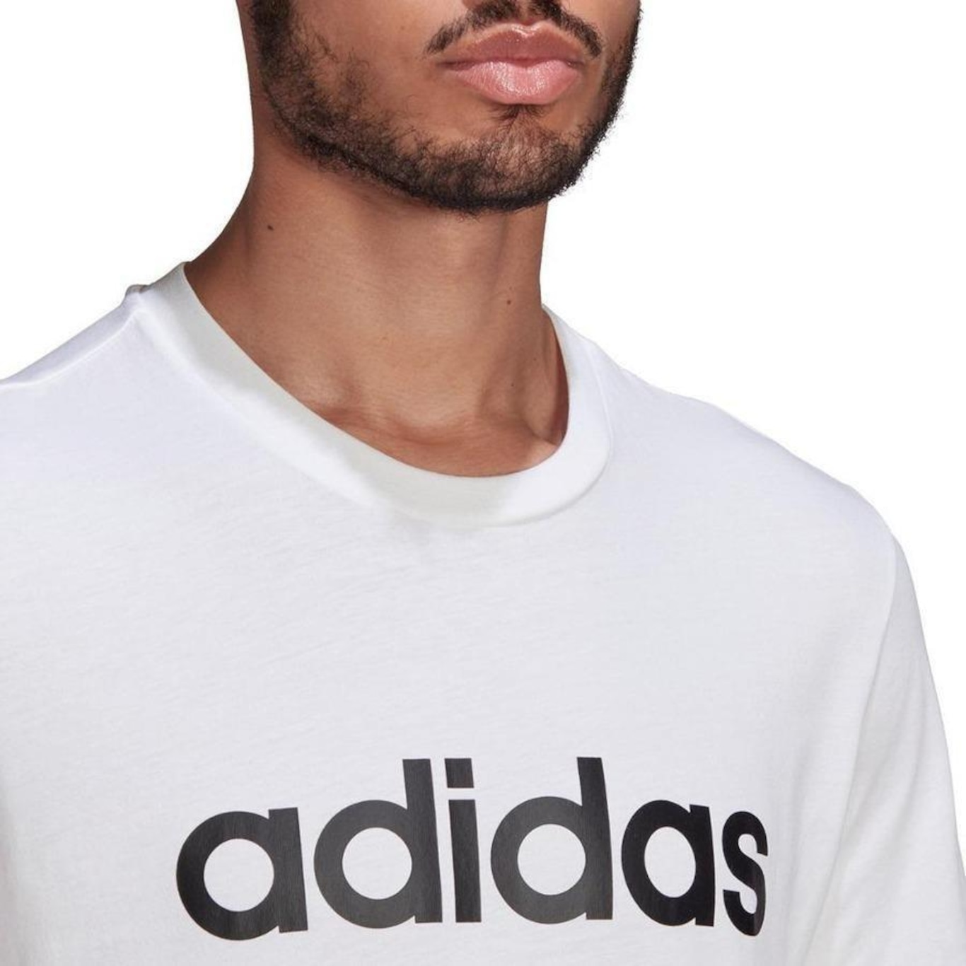 Camiseta adidas Logo Linear - Masculina - Foto 5