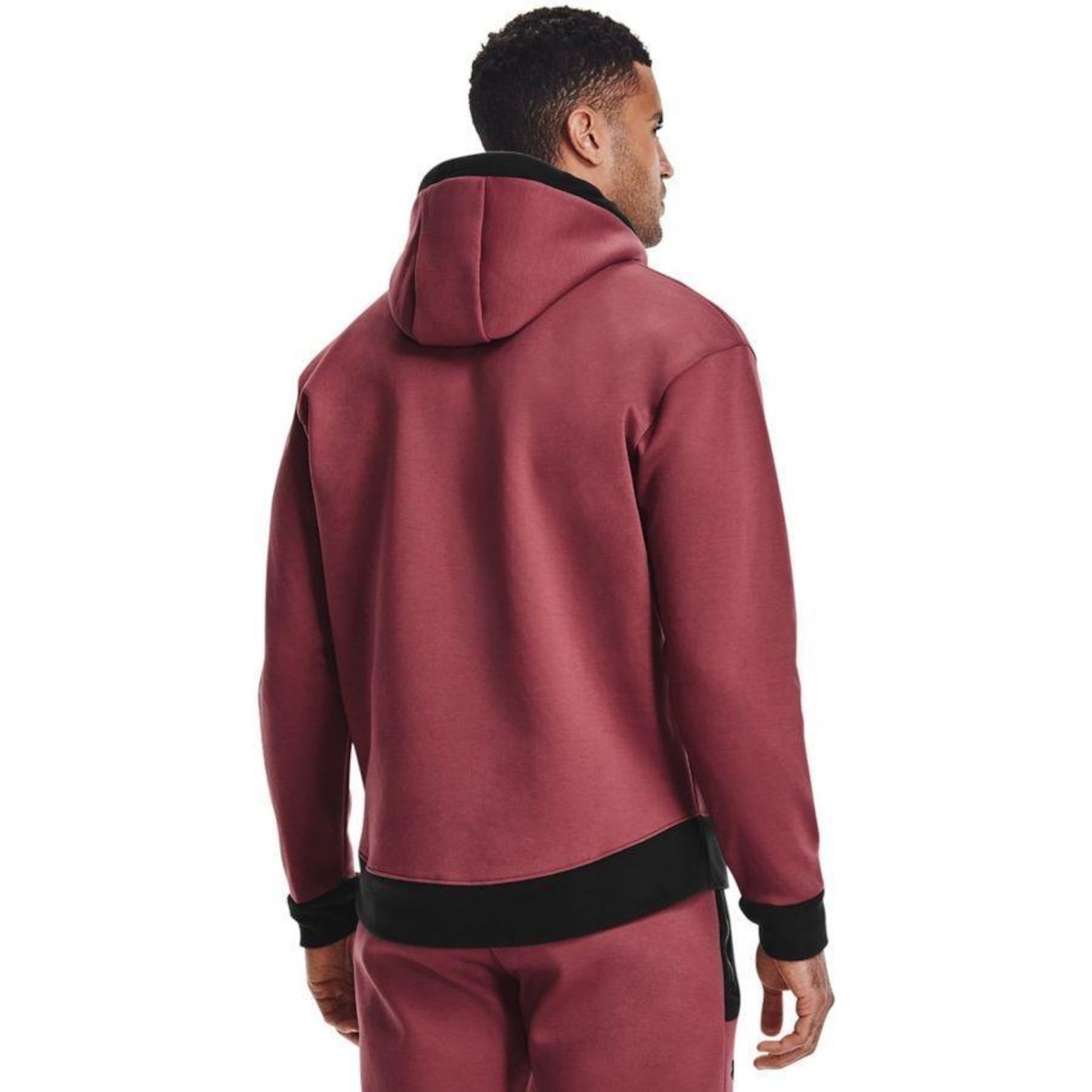 Blusão de Moletom com Capuz Under Armour Recover Fleece Hoodie - Masculino - Foto 3