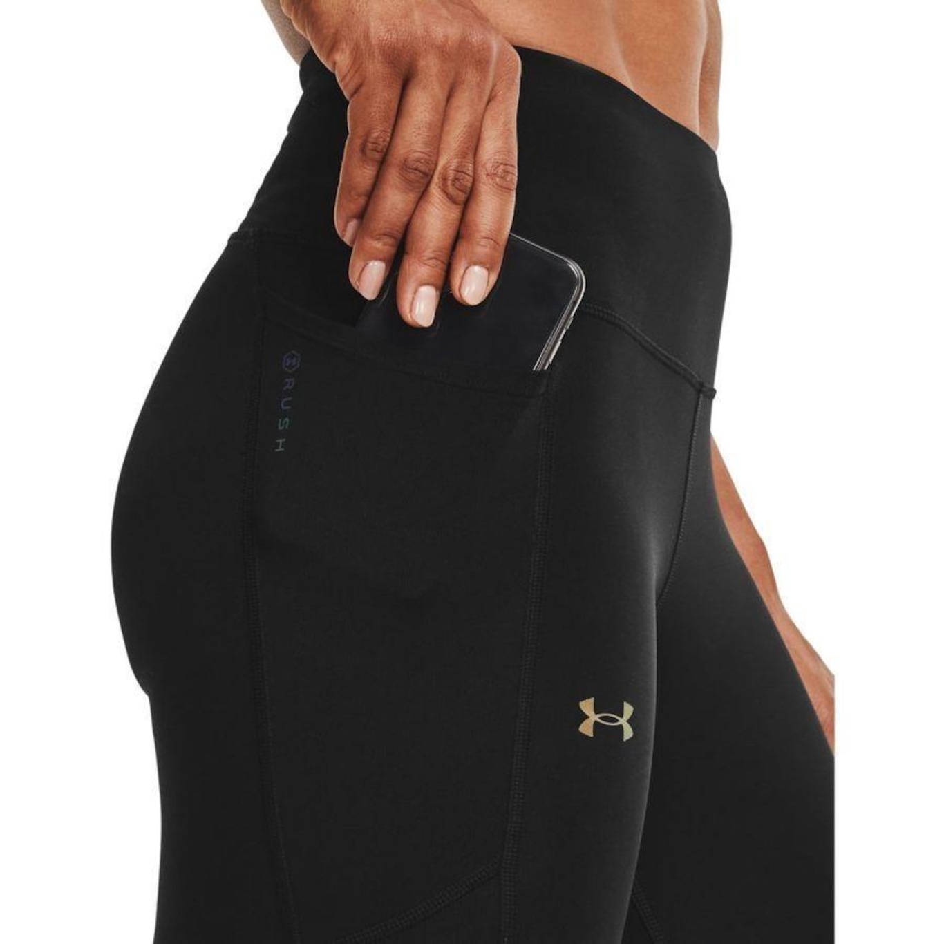 Calça Capri Under Armour Rush Vent Capri PKT NS - Feminina