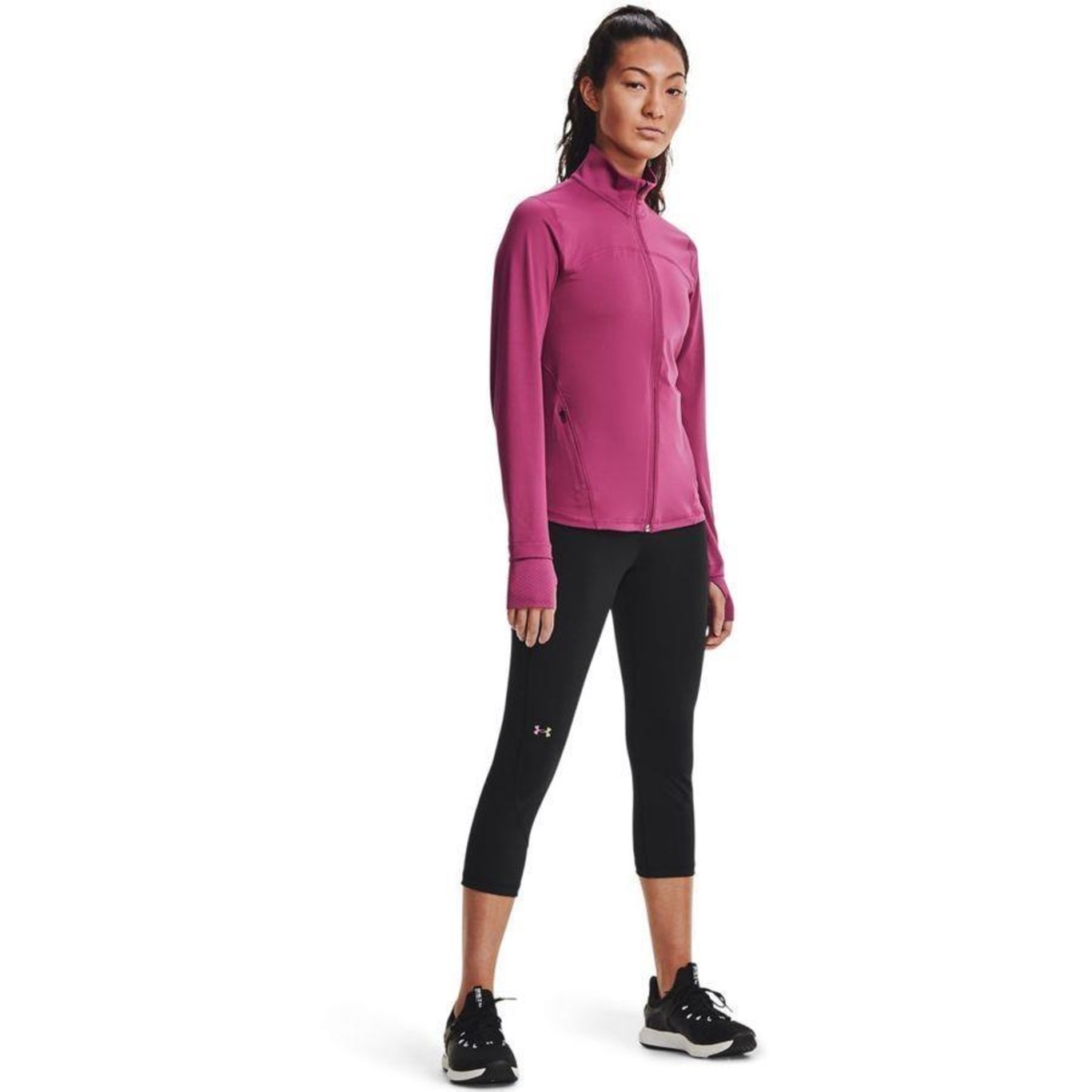 Jaqueta Under Armour Rush FZ - Feminina - Foto 3