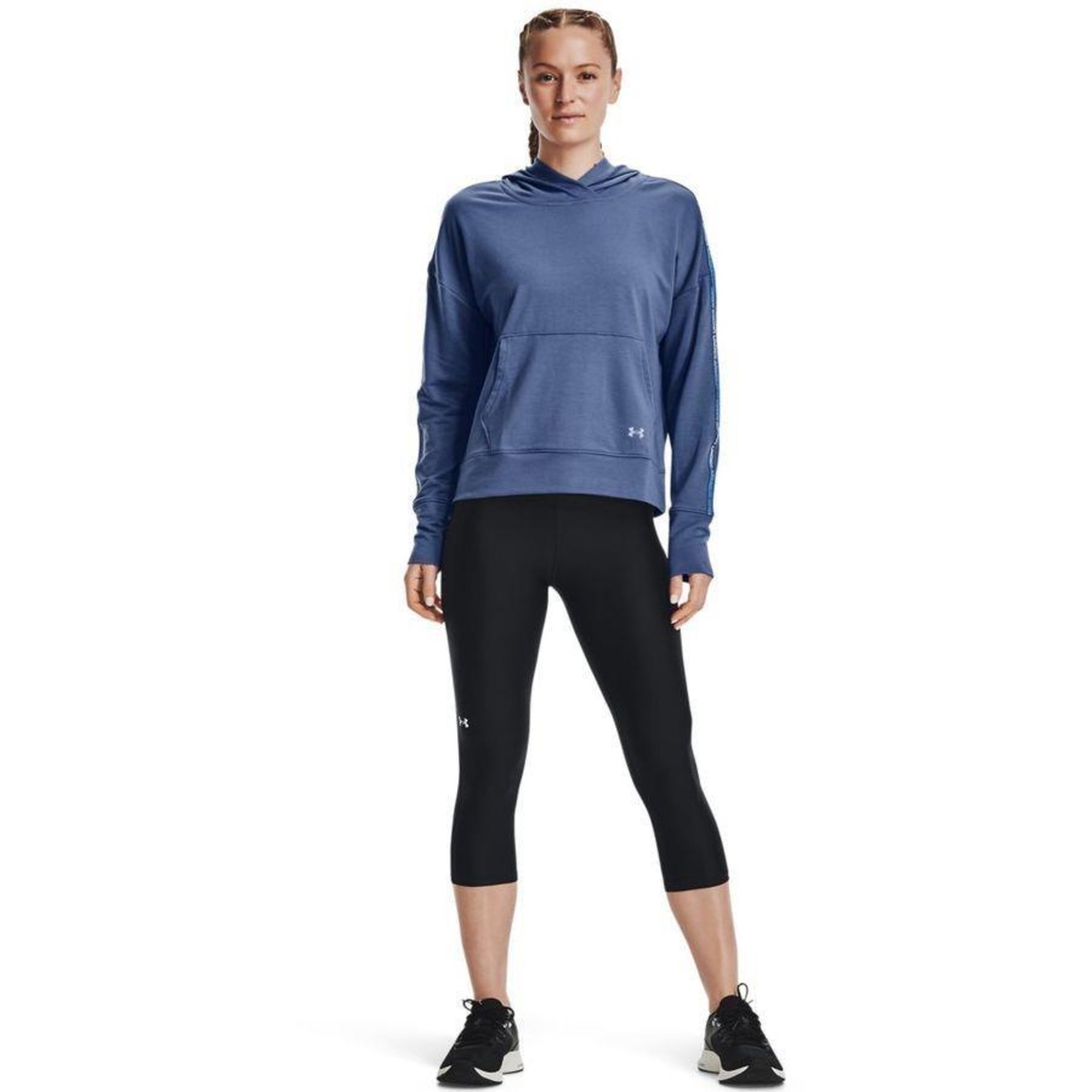 Blusão Under Armour Rival Terry Taped Hoodie - Feminino - Foto 2