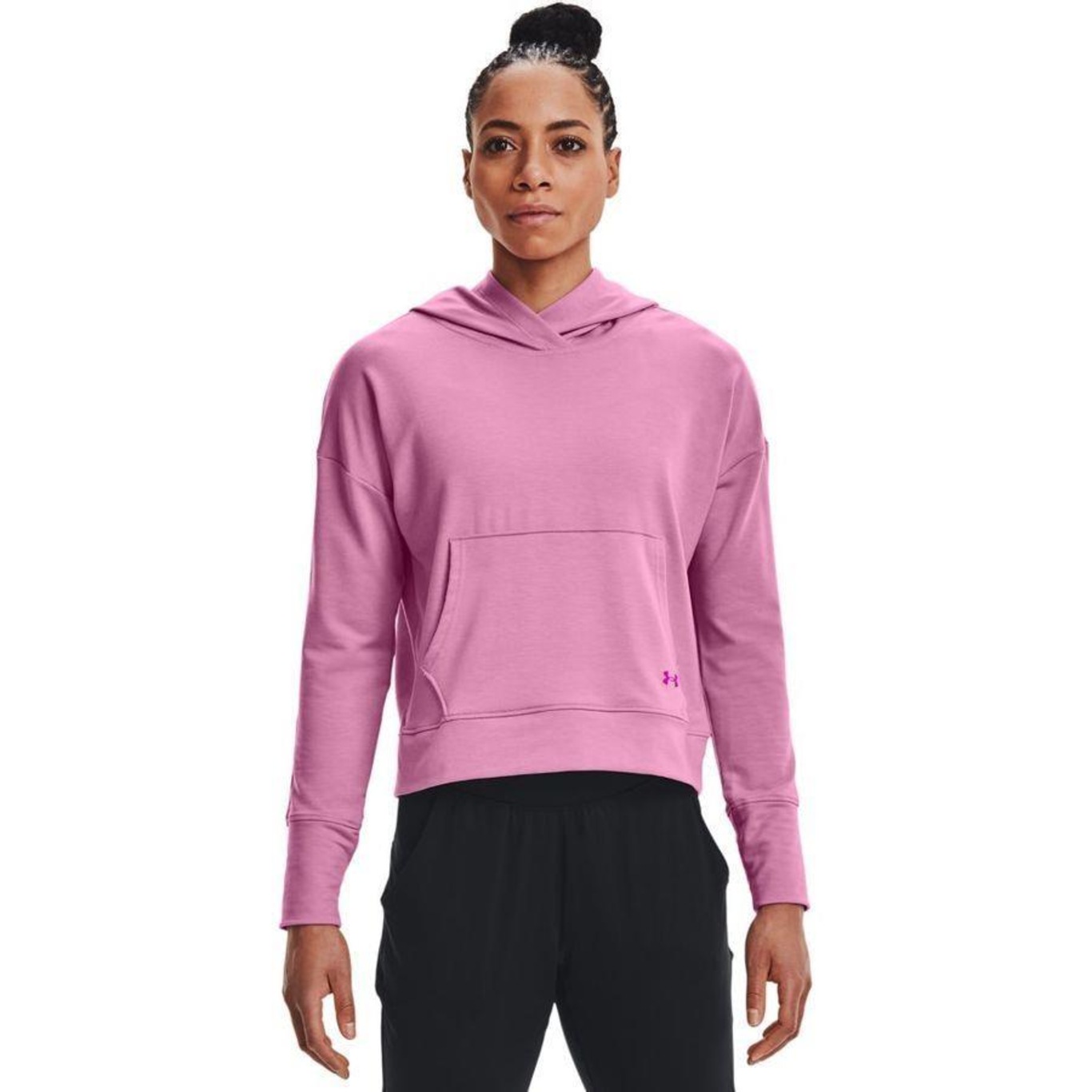 Blusão Under Armour Rival Terry Taped Hoodie - Feminino - Foto 1