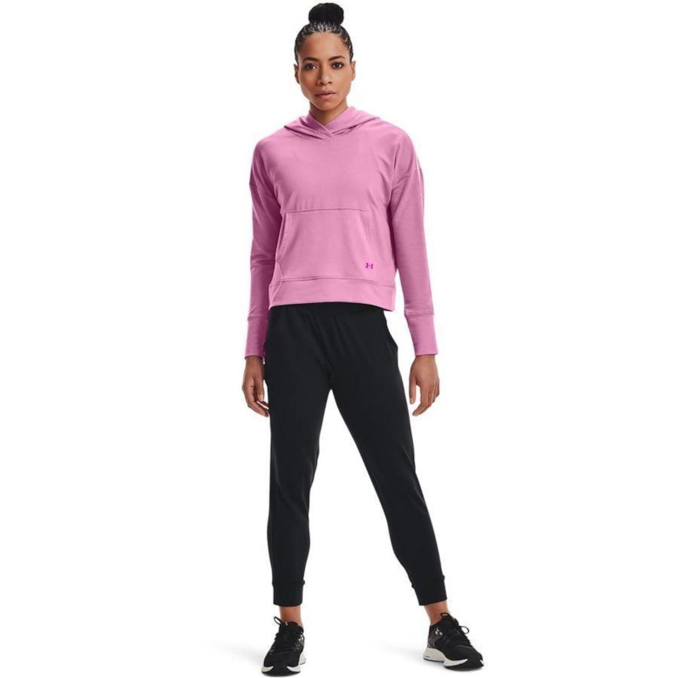 Blusão Under Armour Rival Terry Taped Hoodie - Feminino - Foto 2