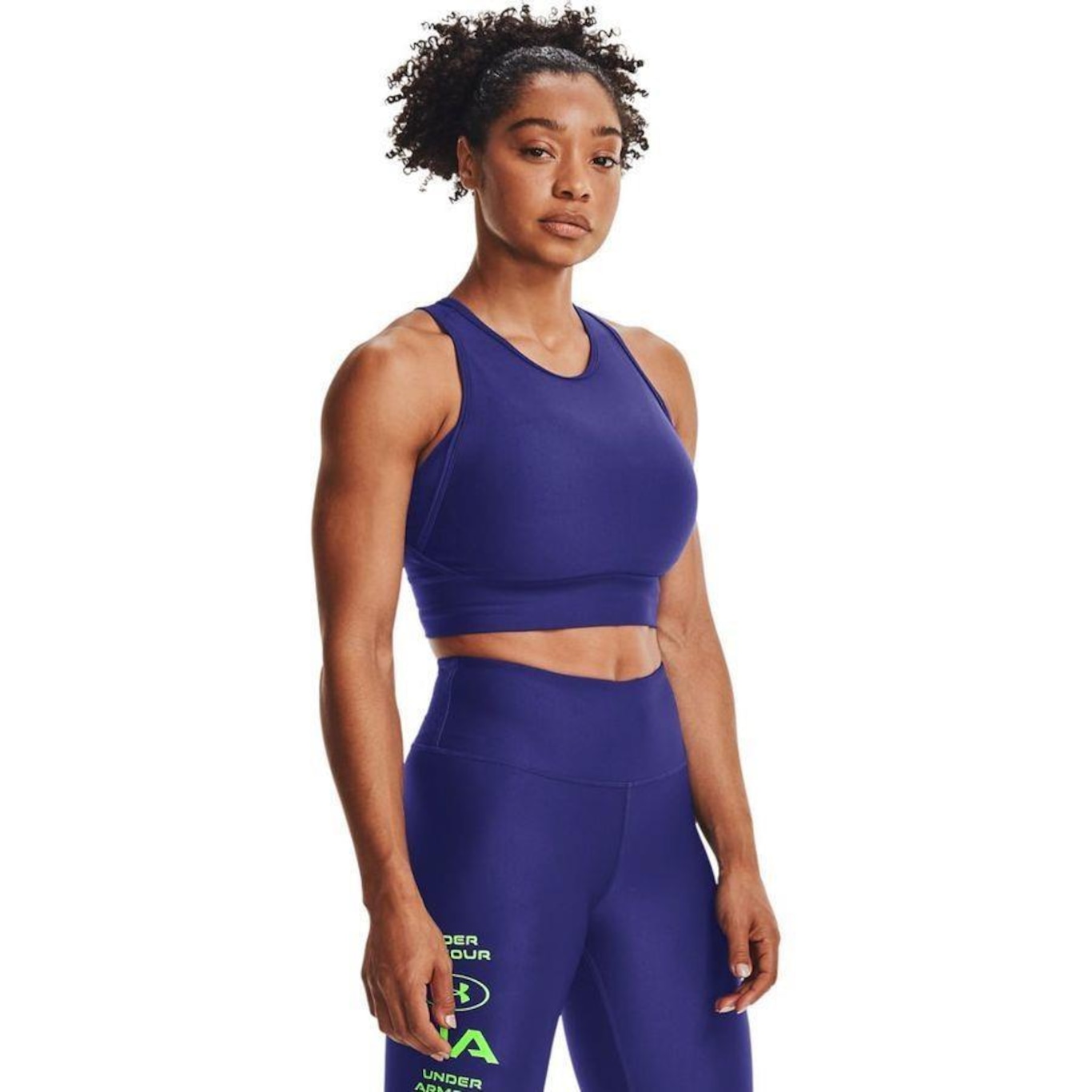 Camiseta Regata Under Armour HG Armour Crop Tank - Feminina - Foto 1