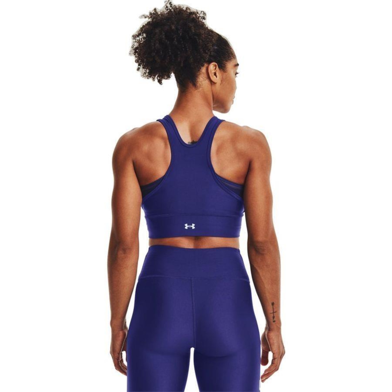 Camiseta Regata Under Armour HG Armour Crop Tank - Feminina - Foto 4