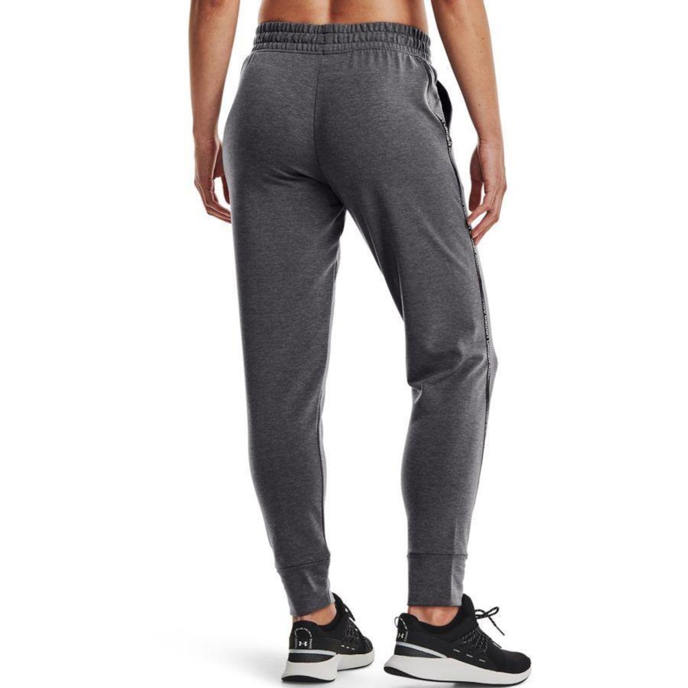 Calça Under Armour Rival Terry Taped Pant - Feminina - Foto 2