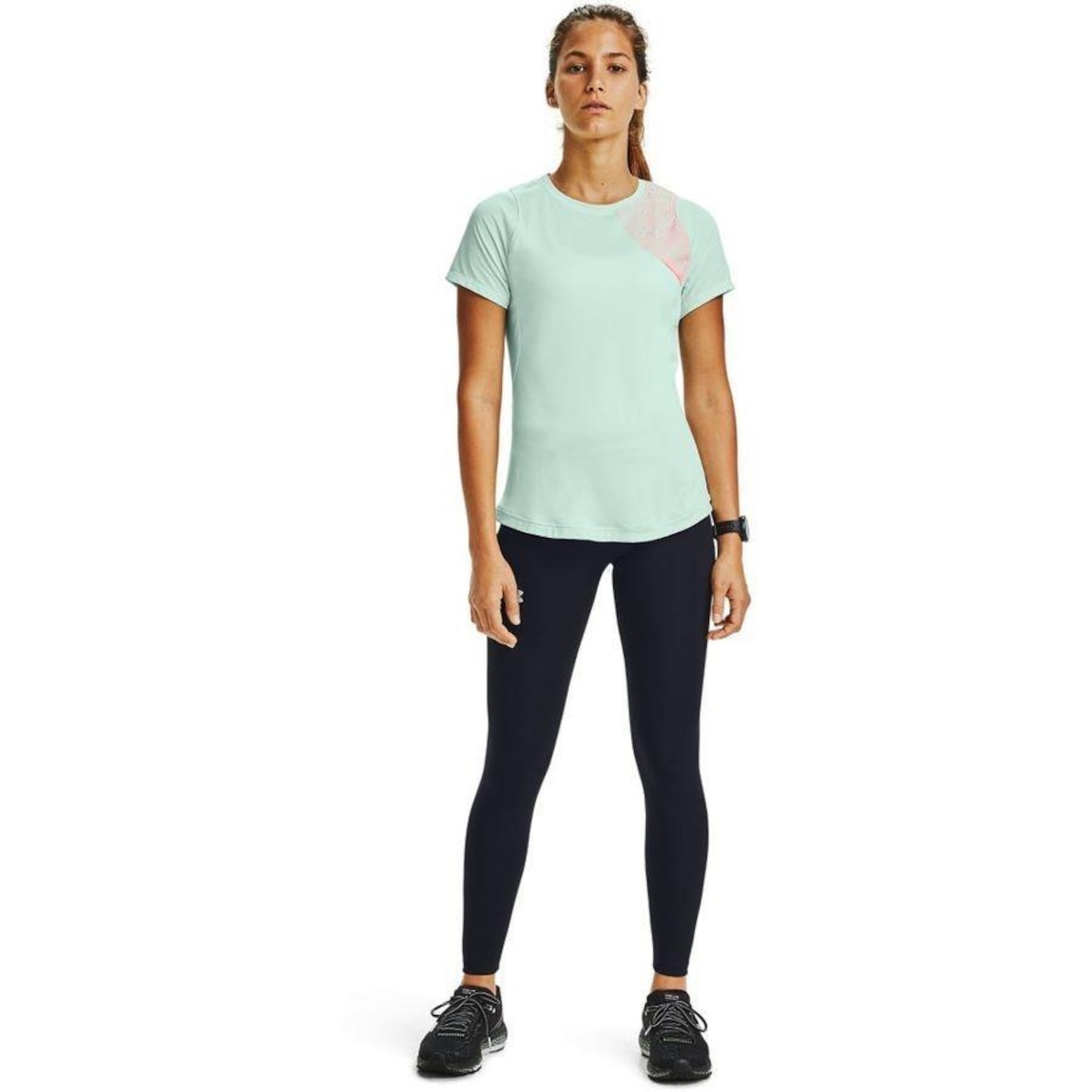 Camiseta Under Armour Qualifier ISO-CHILL Short Sleeve - Feminina - Foto 2