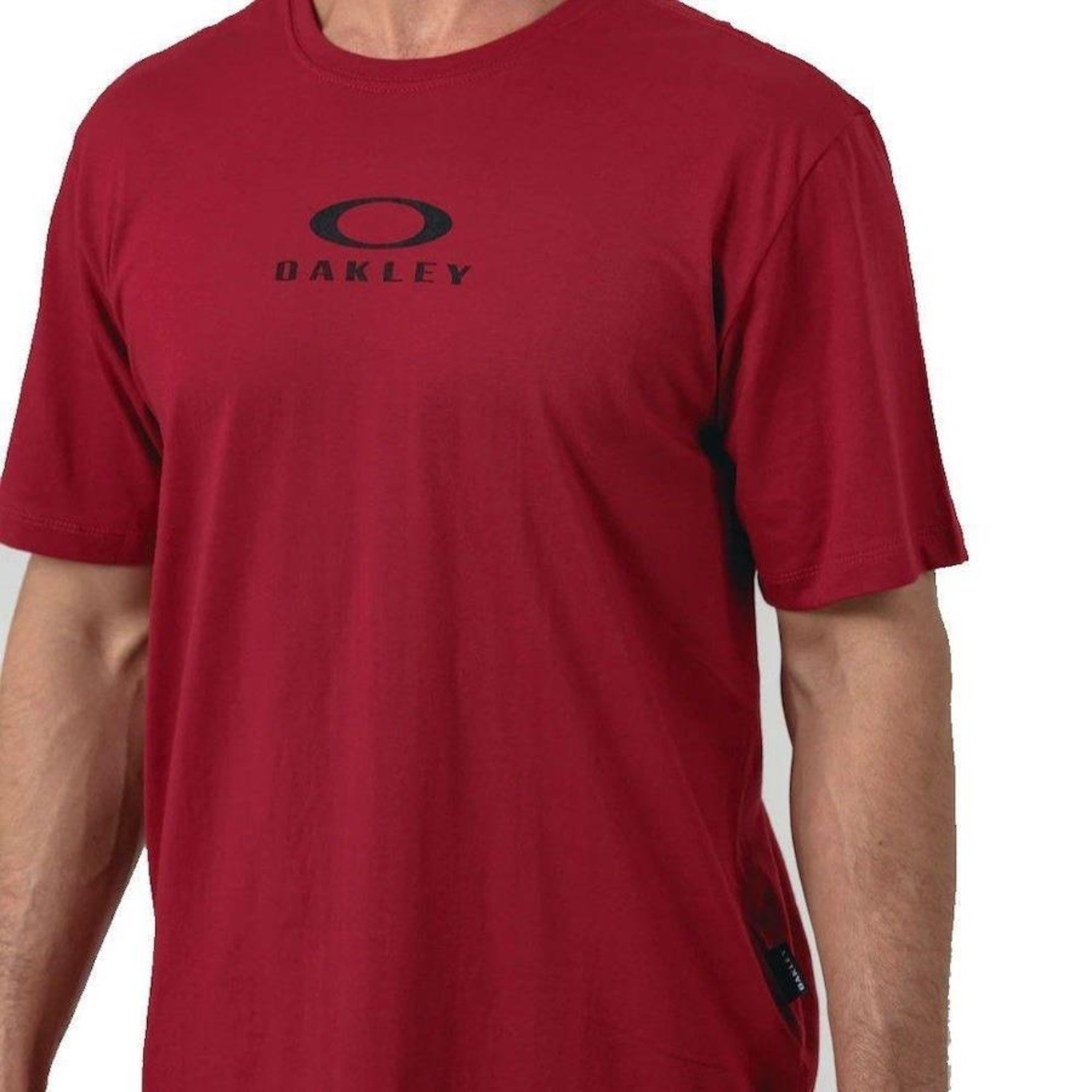 Camiseta Oakley Bark New Tee - Vermelho