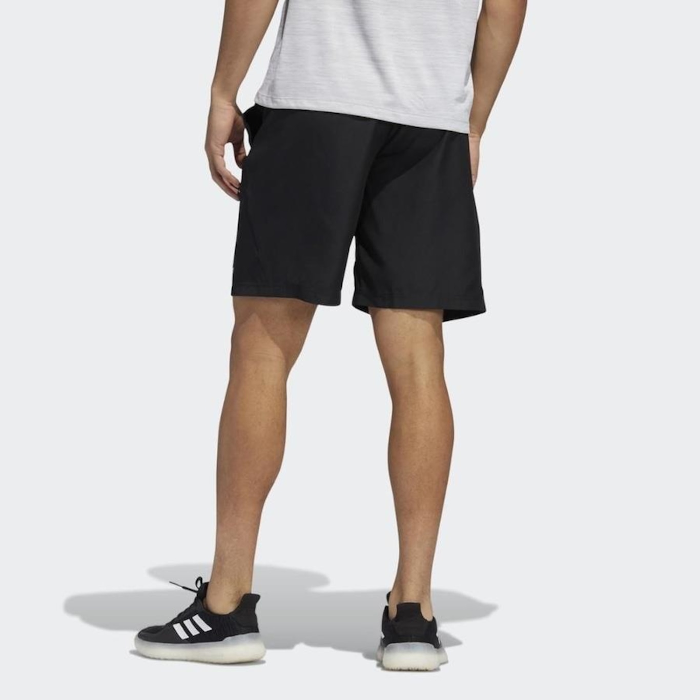 Shorts adidas Plana Aeroready - Masculina - Foto 4