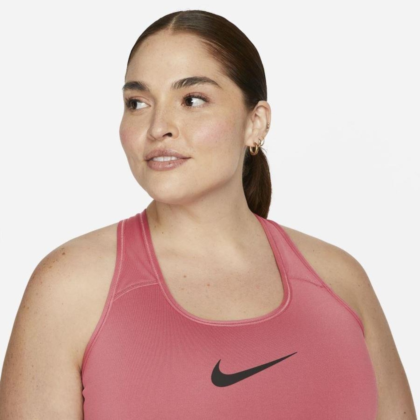 Top Fitness Nike Swoosh Plus Size - Feminino