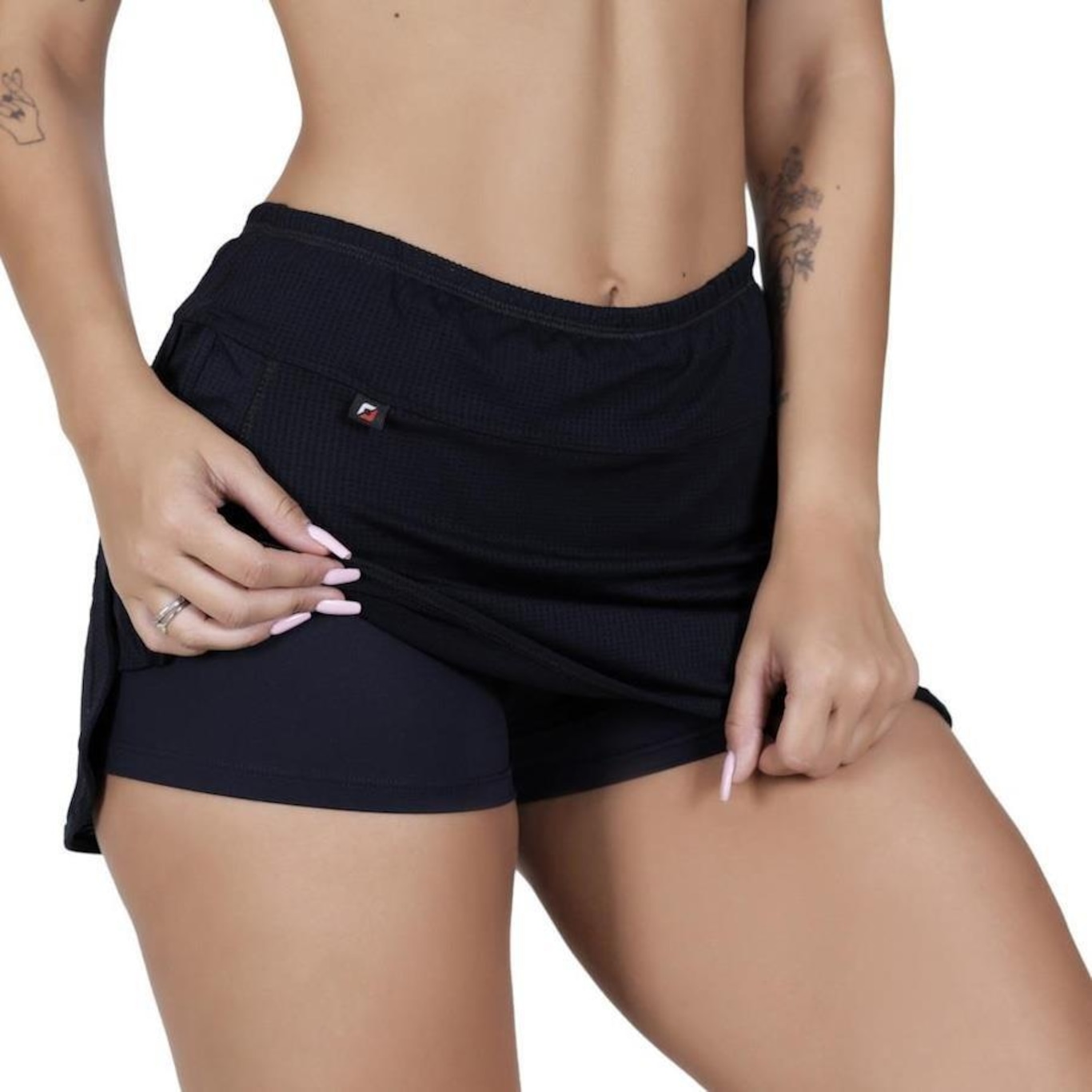 Short Saia Dry Orbis Fitness com Short Interno - Feminino - Foto 5