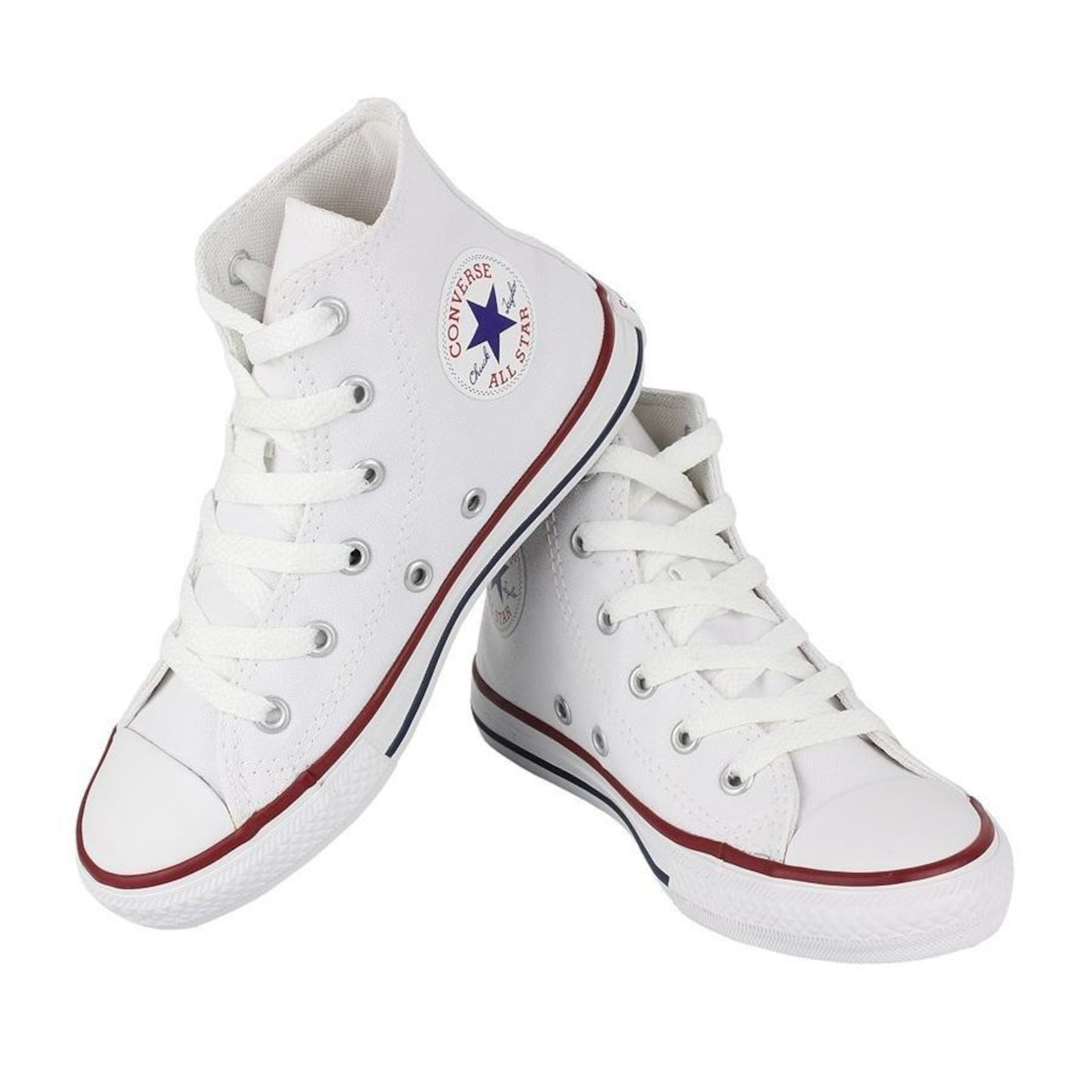 Tênis Infantil Cano Alto All Star Chuck Taylor Preto e Branco