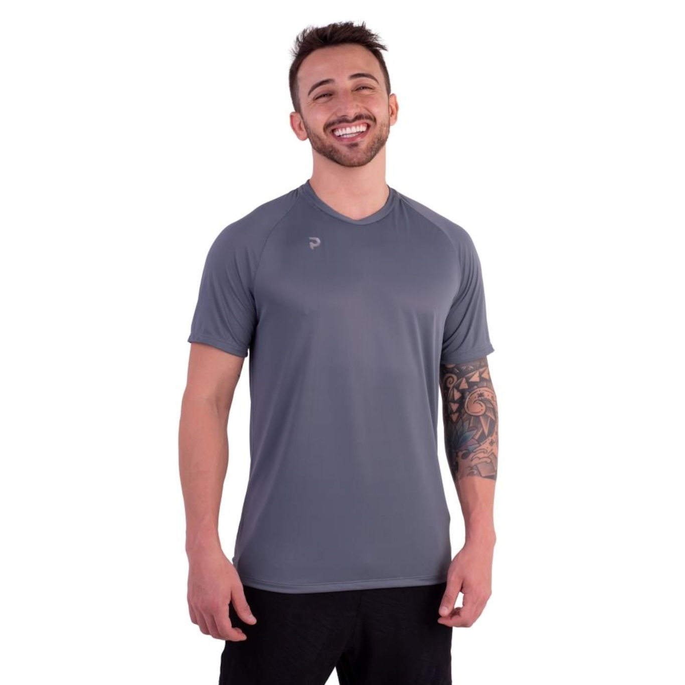 Camiseta Punnto Raglan Poliamida Solutio - Masculina - Foto 1