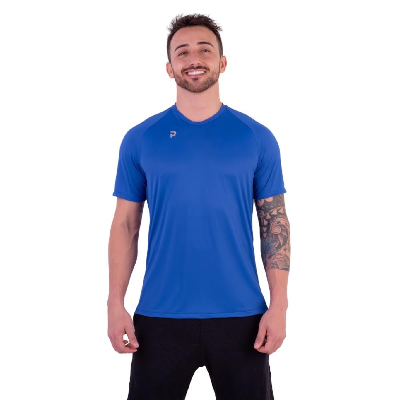 Camiseta Punnto Raglan Poliamida Solutio - Masculina - Foto 1