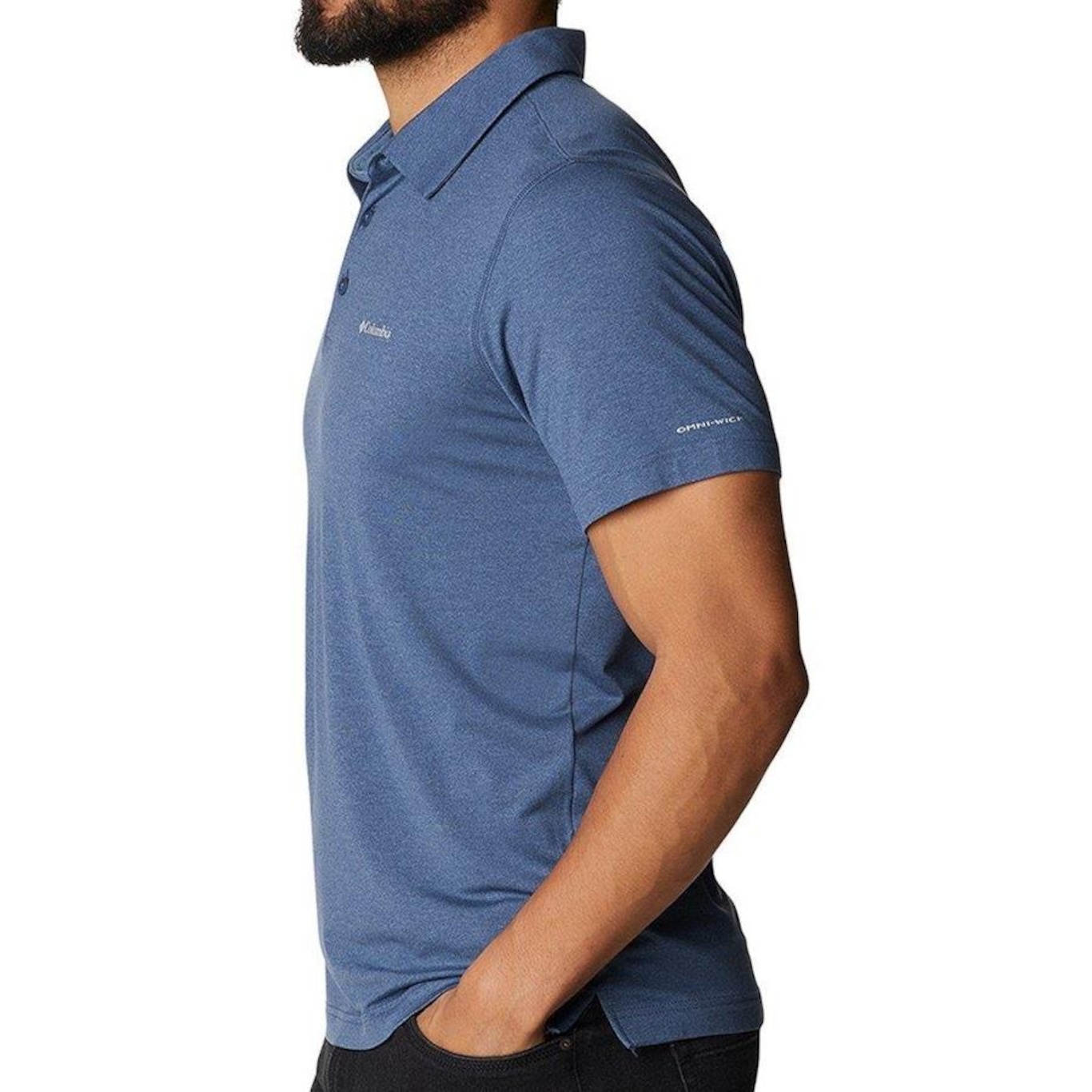 Camisa Polo Columbia Tech Trail - Masculina - Foto 3