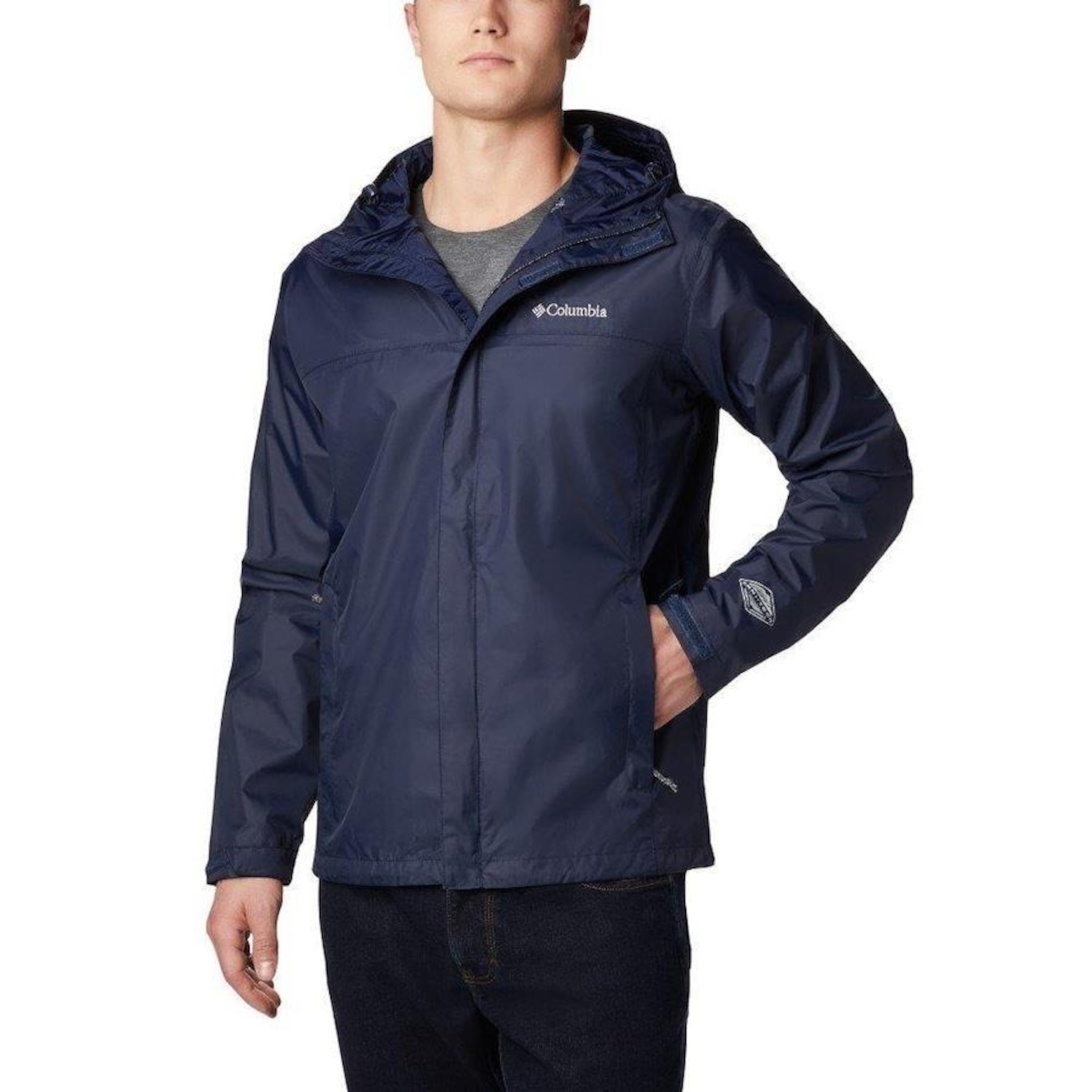 Jaqueta com Capuz Columbia Watertigh II - Masculina - Foto 1