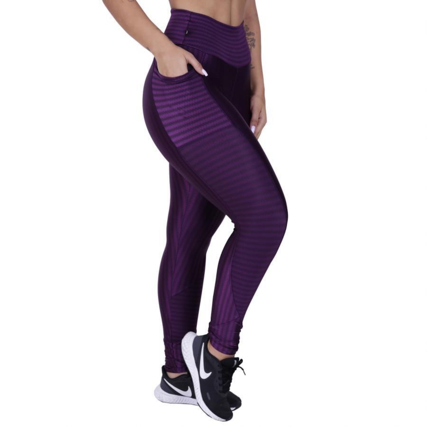 Comprar Legging Cirrê de Poliamida com Curvas e Bolso - a partir