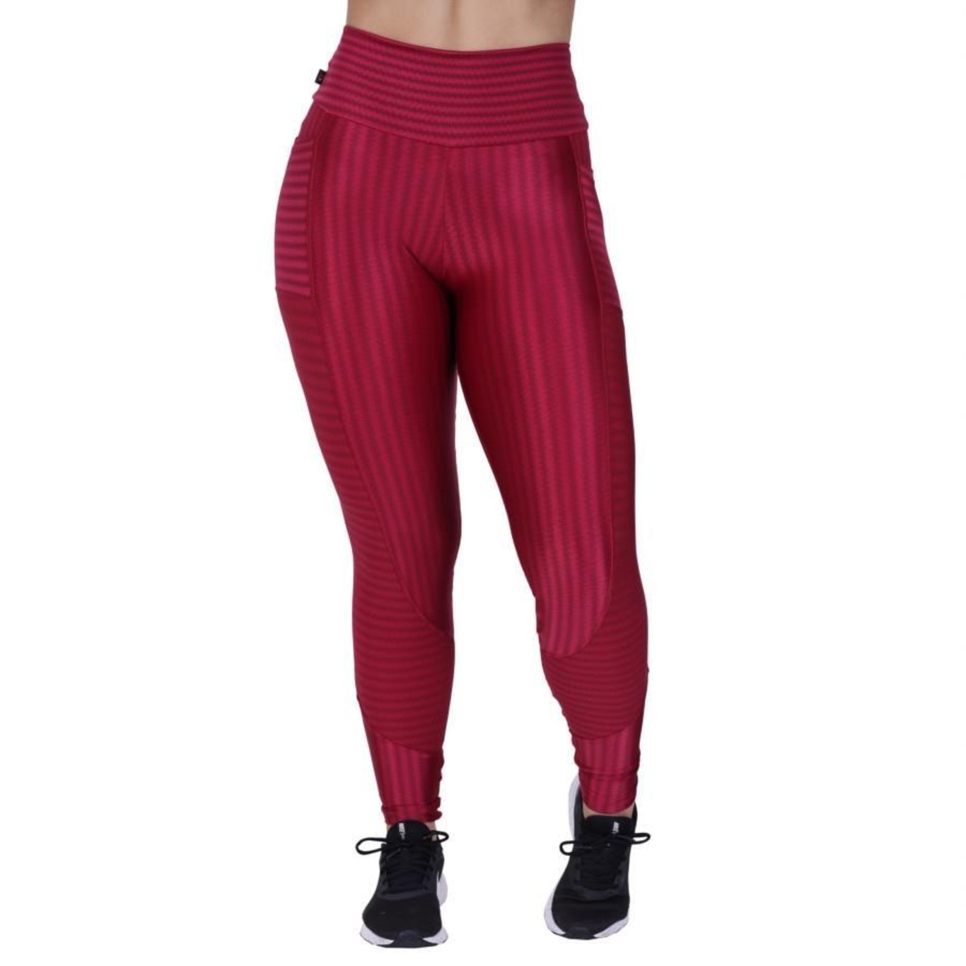 Calça Legging Orbis Fitness Cirre 3D Brilho - Feminina - Foto 2